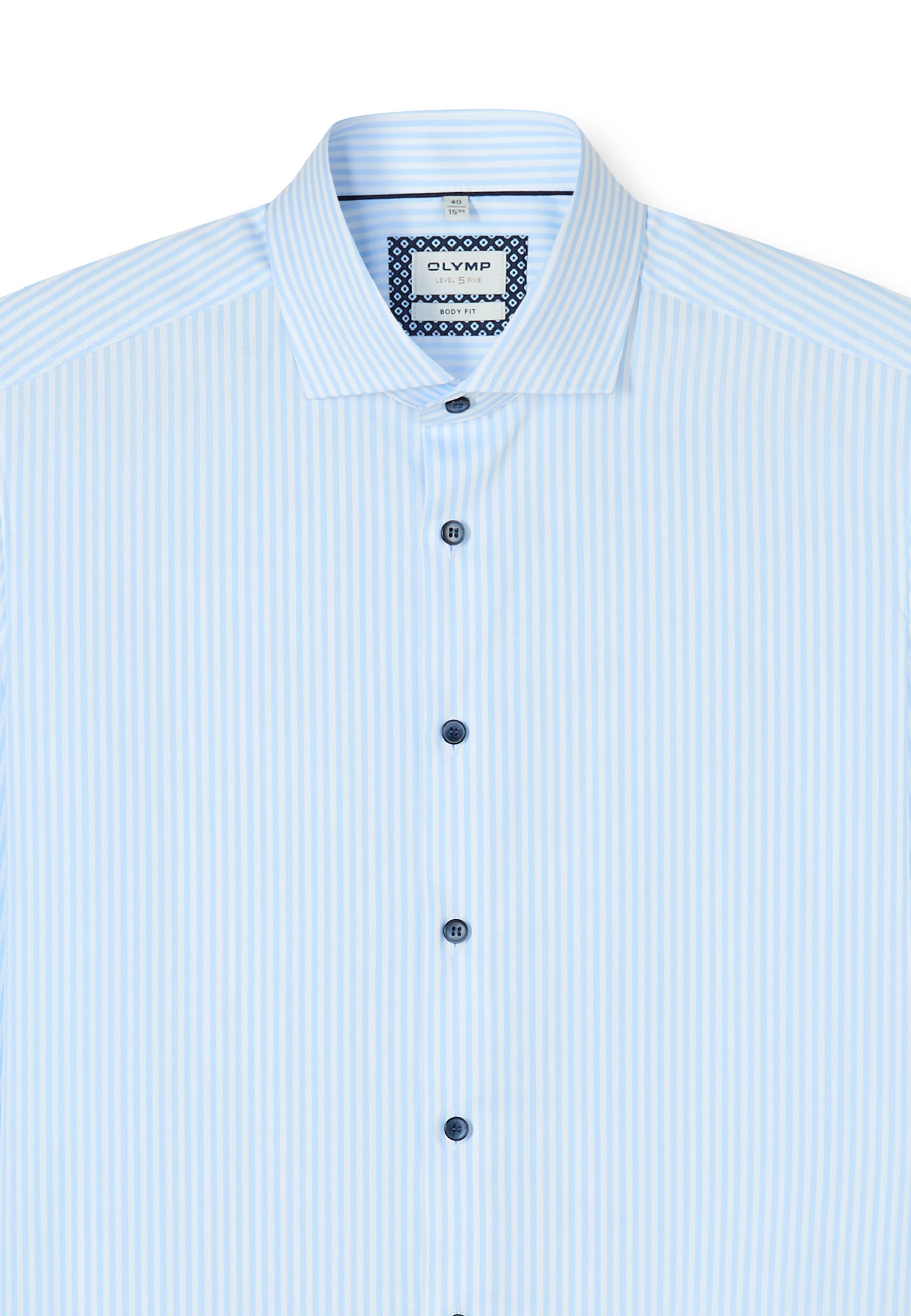 OLYMP Level Five Shirt Body Fit Light Blue 44 2