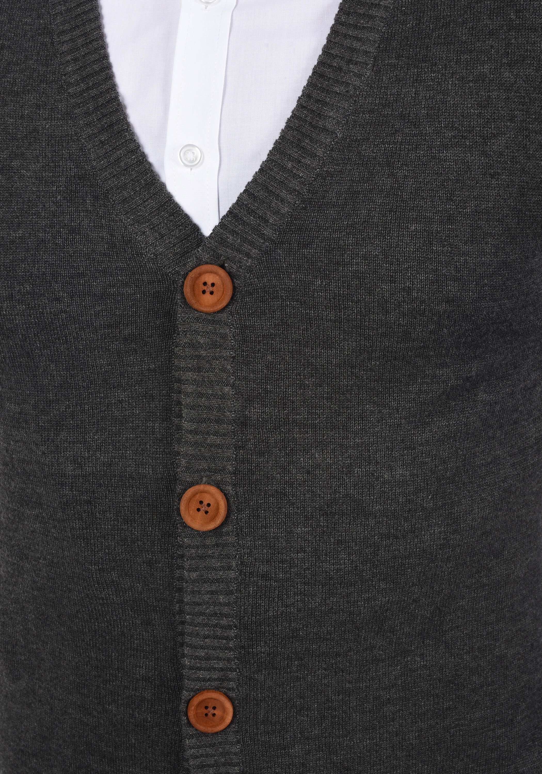 Longpullunder BLEND "Pullunder BHLennardo", Herren, Gr. M, grau (charcoal), Obermaterial: 50% Baumwolle CO. 50% Polyacryl PAN., Pullover 5