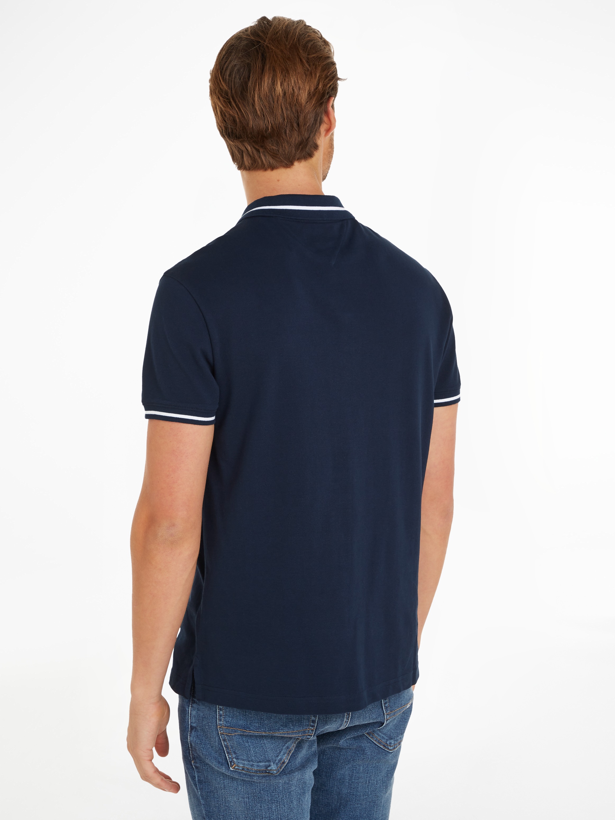 Tommy Jeans Poloshirt "TJM REG TIPPING POLO", mit Logostickerei günstig online kaufen