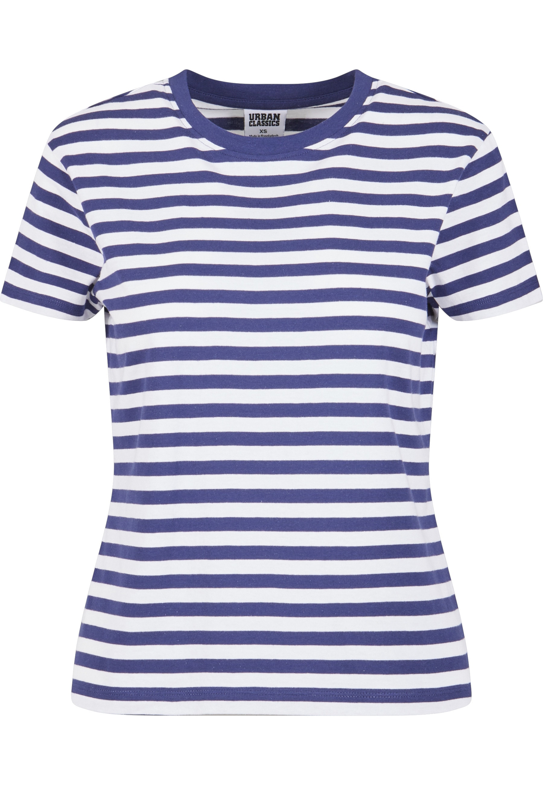 URBAN CLASSICS T-Shirt "Urban Classics Damen Ladies Regular Striped Tee" 1 günstig online kaufen