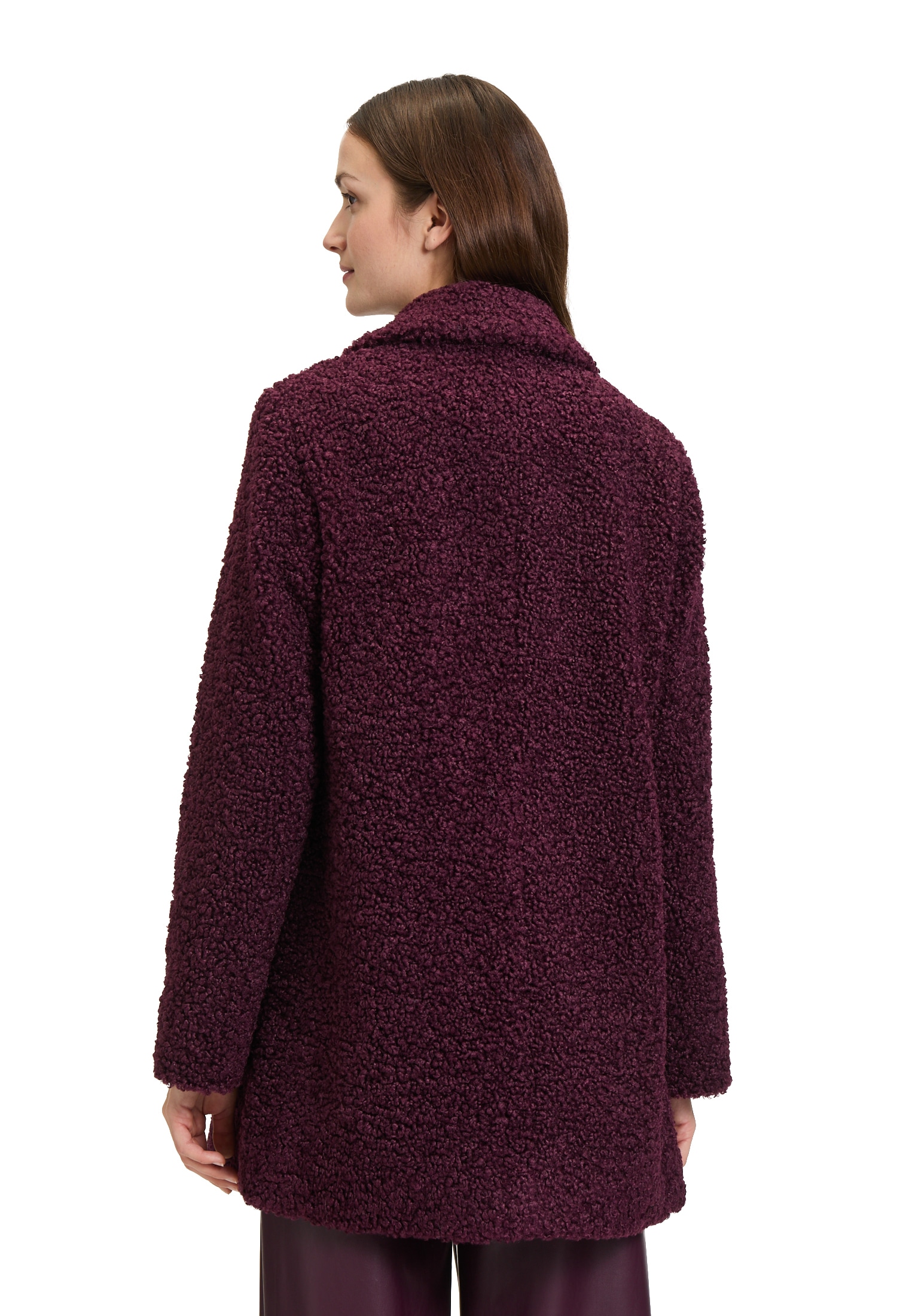 Betty&Co Plüschjacke »Betty & Co Damen Outdoorjacke mit Reverskragen«