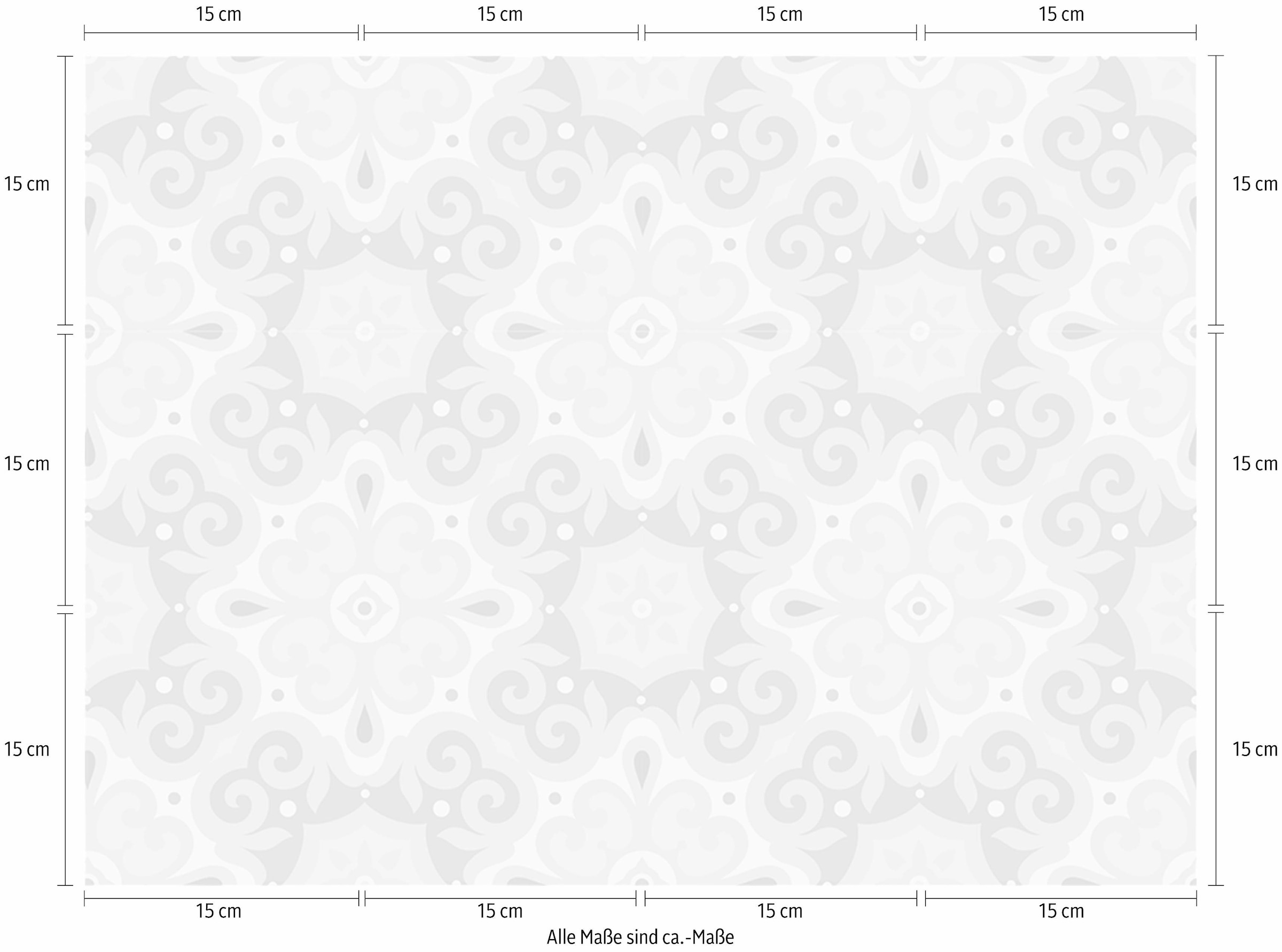 Home affaire Fliesenaufkleber »Ornamente«, Stickerfliesen, selbstklebend, Sticker, 12er Set