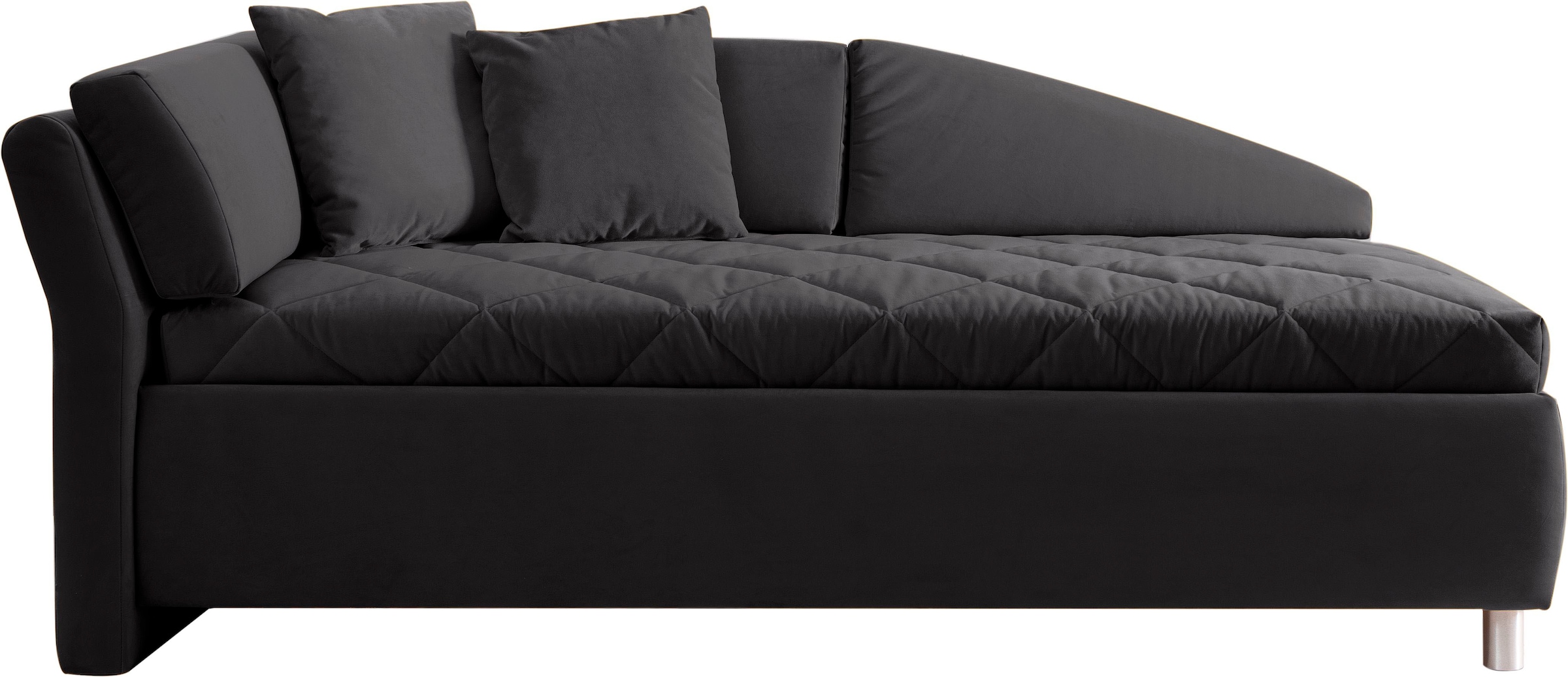 Schlafsofa »Lindsay«, Bettkasten, Zierkissen-Set aus: 2 Stk. 40x40cm, 1 Stk. 30x30cm