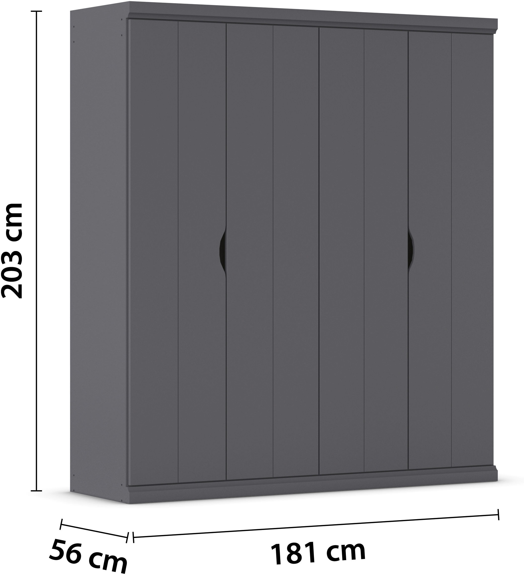 rauch Kleiderschrank »Marlene«, (in 3 verschiedenen Ausstattungen BASIC/CLASSIC/PREMIUM), in 3 Breiten 91/136/181 cm im Landhaus-Stil MADE IN GERMANY