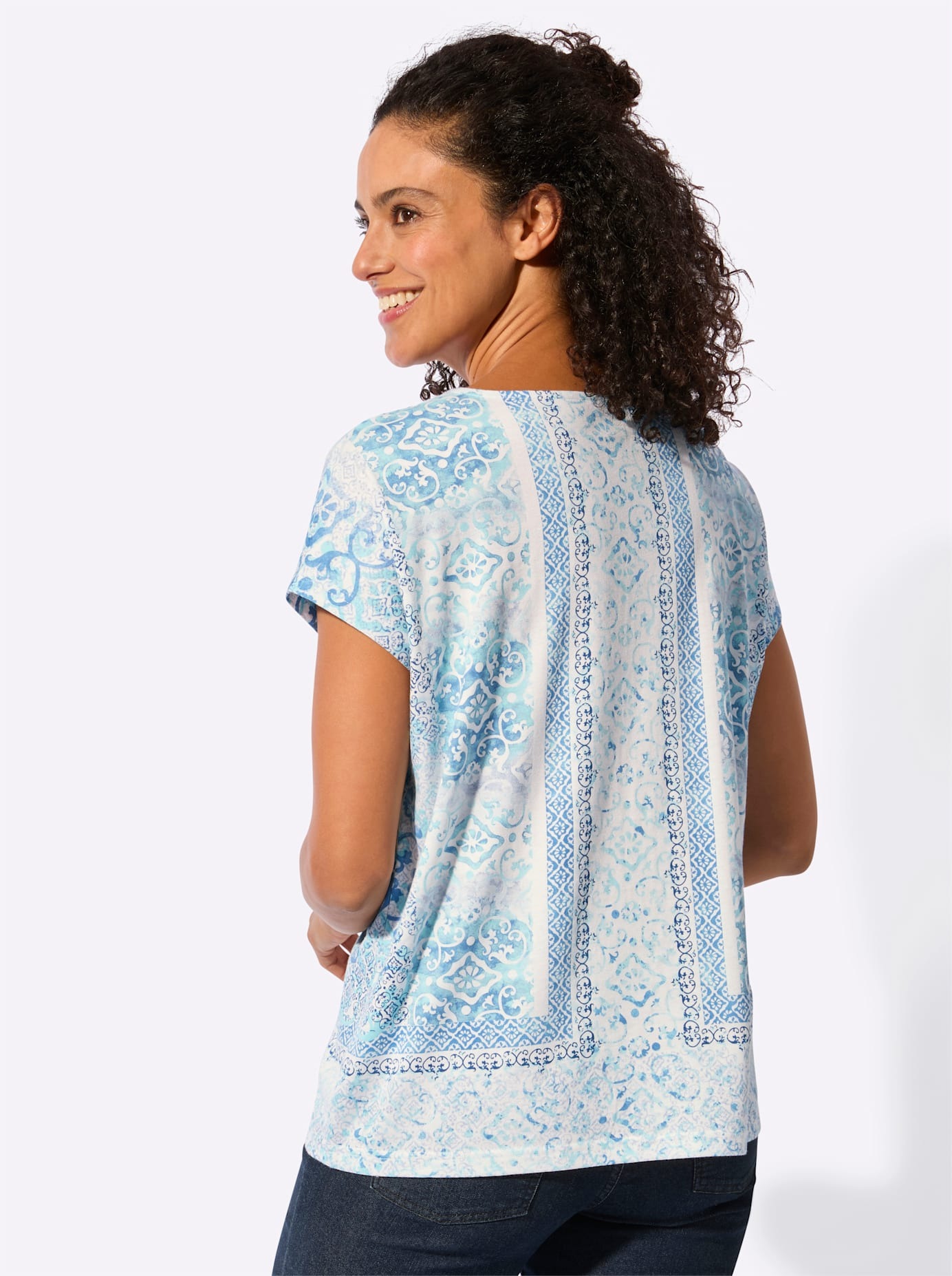 Inspirationen Kurzarmshirt »Druck-Shirt« 1 tlg.