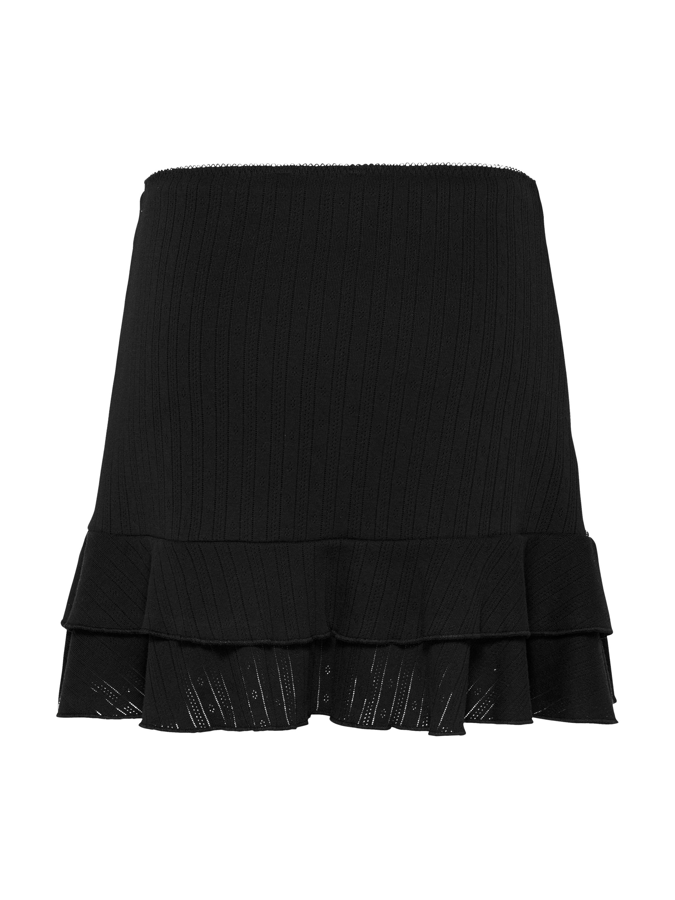 Tommy Jeans Minirock »TJW POINTELLE MINI SKIRT EXT«, mit Lochmuster, mit Volants