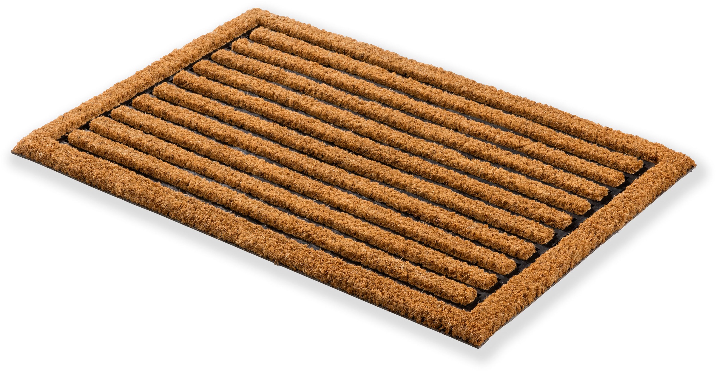 Fußmatte ASTRA "Coco Home 2", braun, B:40cm H:16mm L:60cm, Gummi, Kokos, Teppiche, Fußmatte, Kokos, Türmatte, Hoch Tief Struktur, wetterfest, rutschfest 2