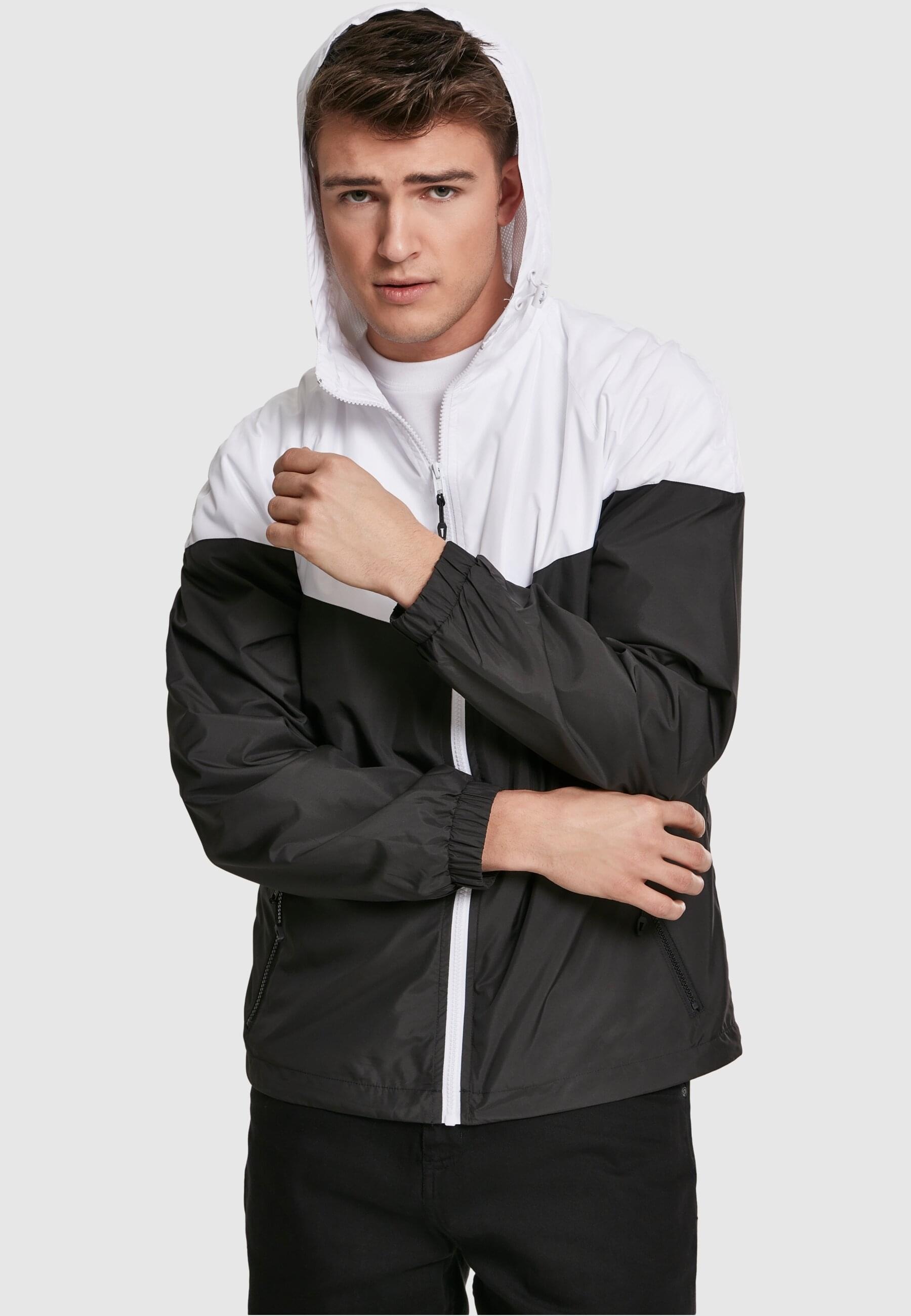 URBAN CLASSICS Allwetterjacke »Urban Classics Herren 2-Tone Tech Windrunner«, (1 St.), mit Kapuze