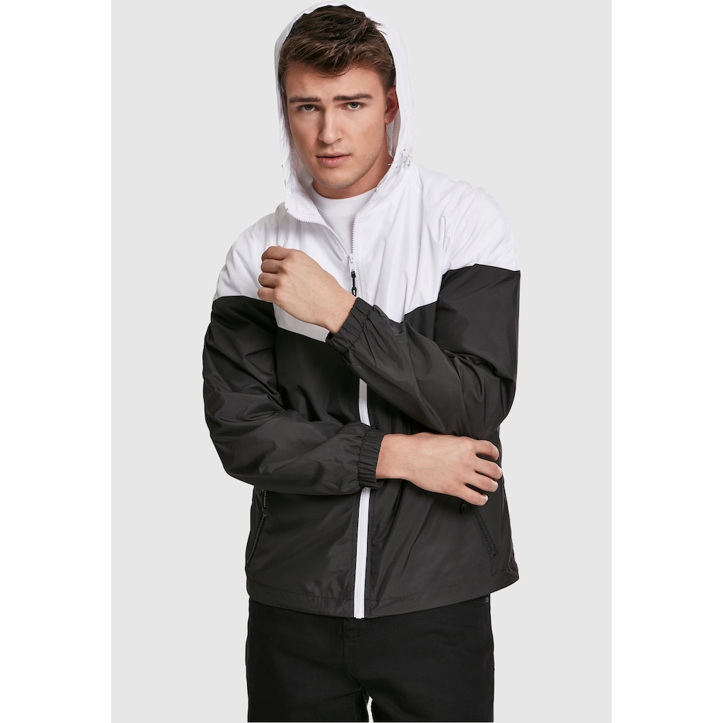 URBAN CLASSICS Allwetterjacke »Urban Classics Herren 2-Tone Tech Windrunner«, (1 St.), mit Kapuze