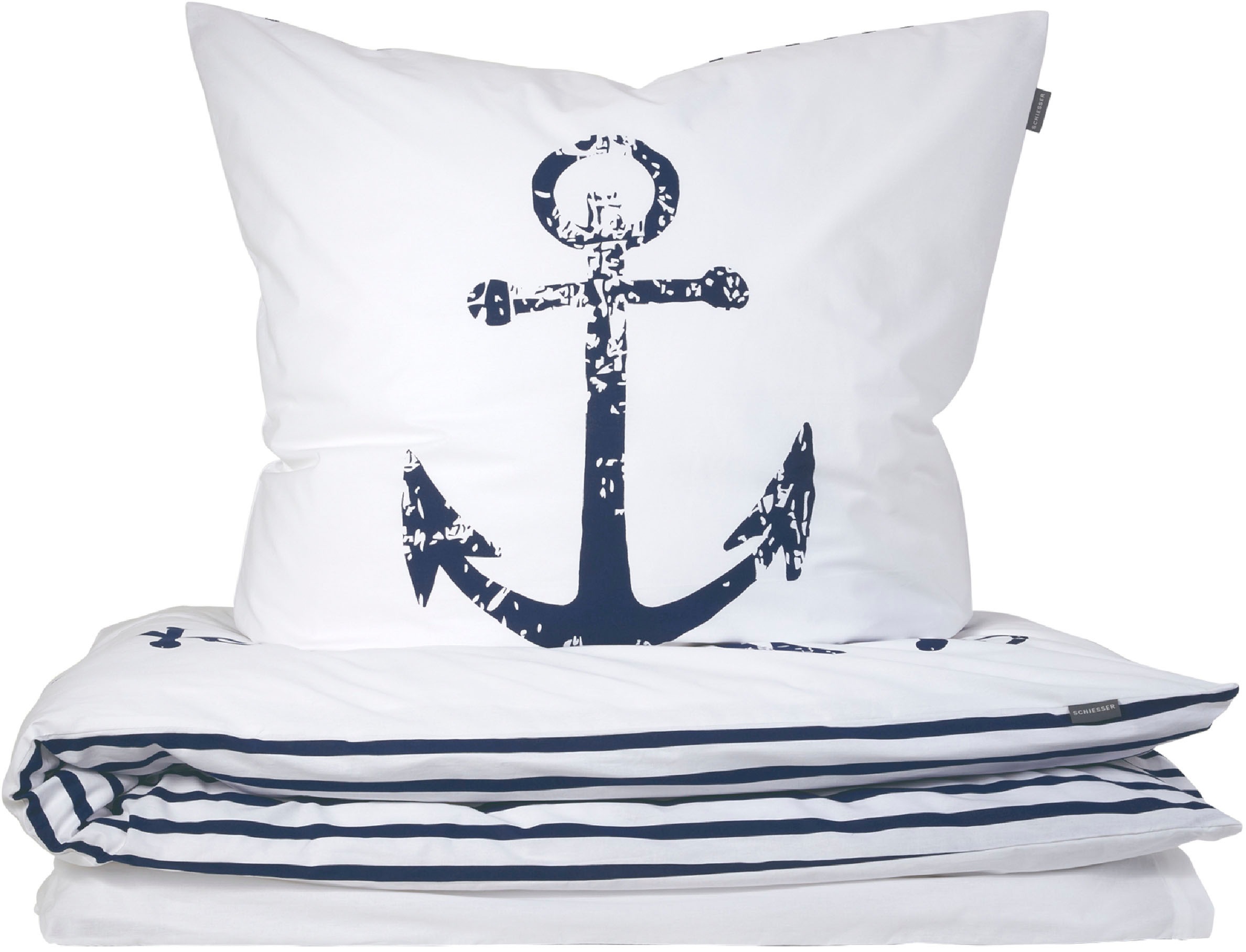 Schiesser Bettwäsche "Marina, maritime Momente in frischer Farbkombination" günstig online kaufen