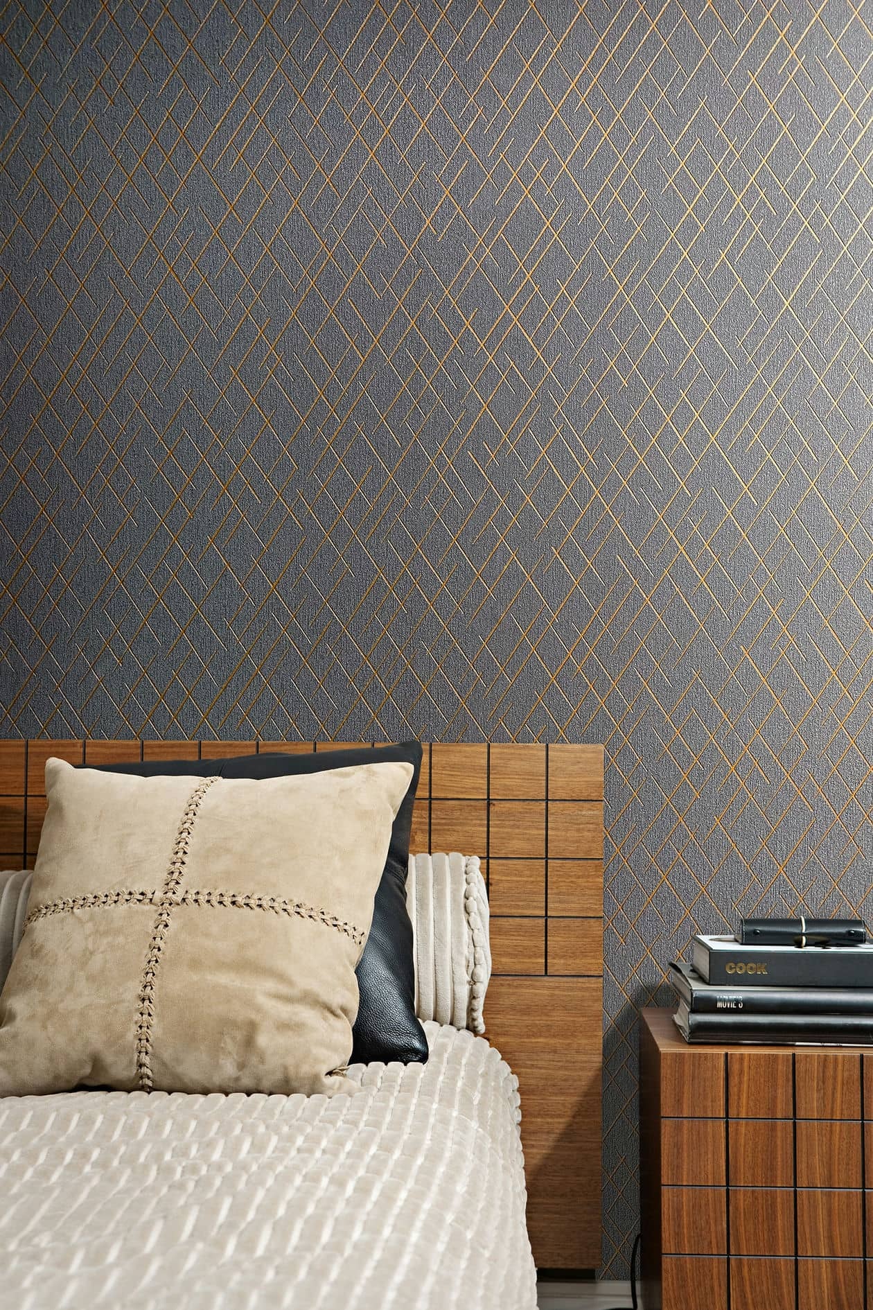 Marburg Vliestapete "Checked Charm" kariert moderne Tapete für Wohnzimmer Schlafzimmer Küche