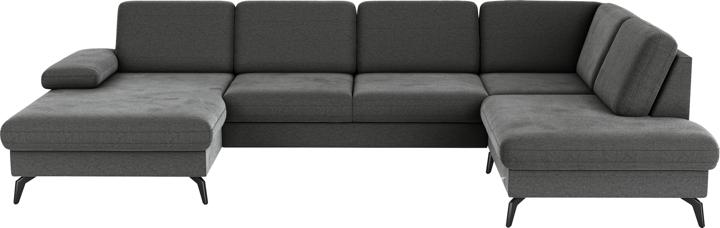 sit&more Wohnlandschaft "Morris Jubi" wahlweise mit Armteilverstellung, Schlaffunktion & Bettkasten