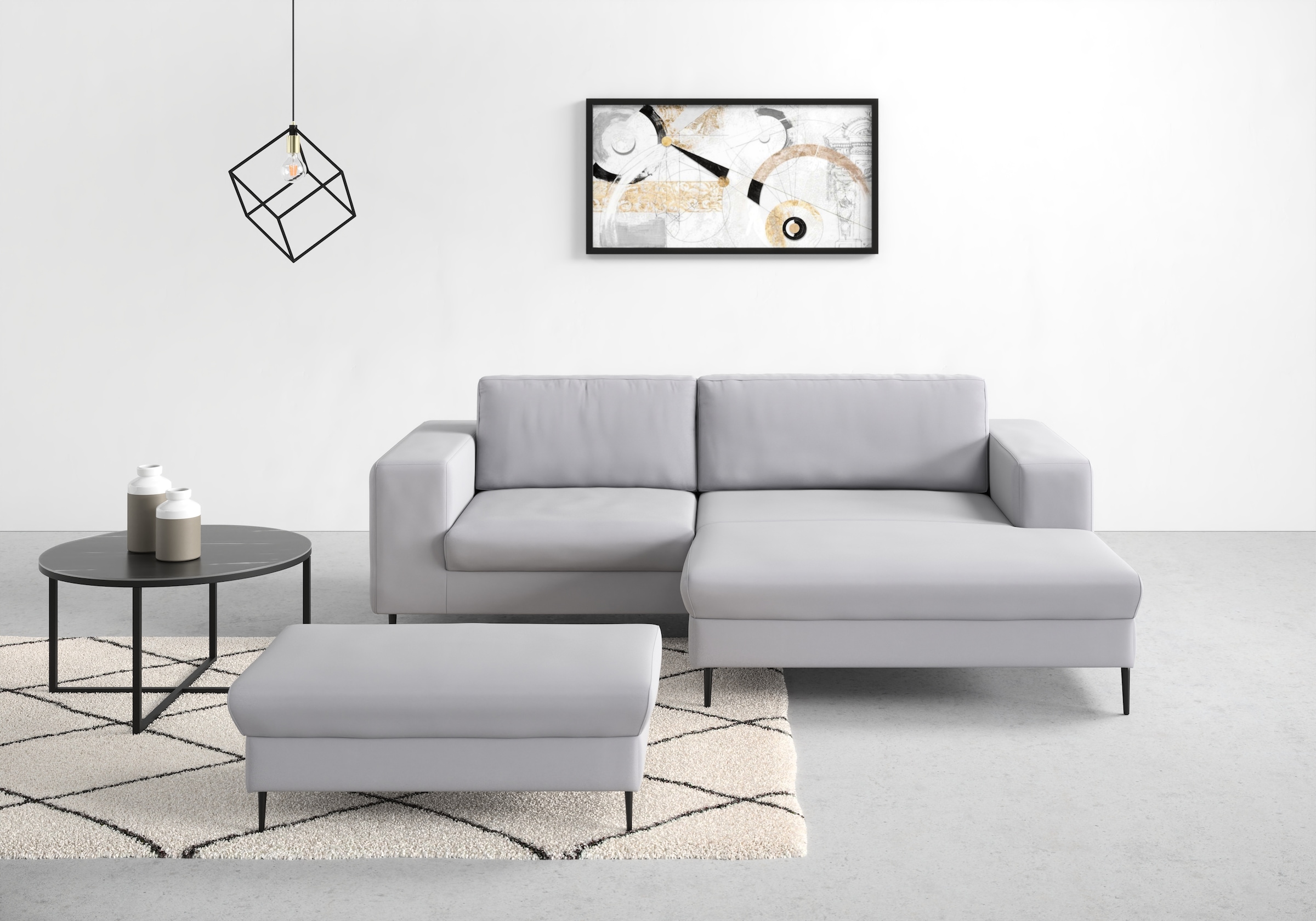 DOMO collection Ecksofa "Modica L-Form", moderne Optik mit großzügiger Reca günstig online kaufen