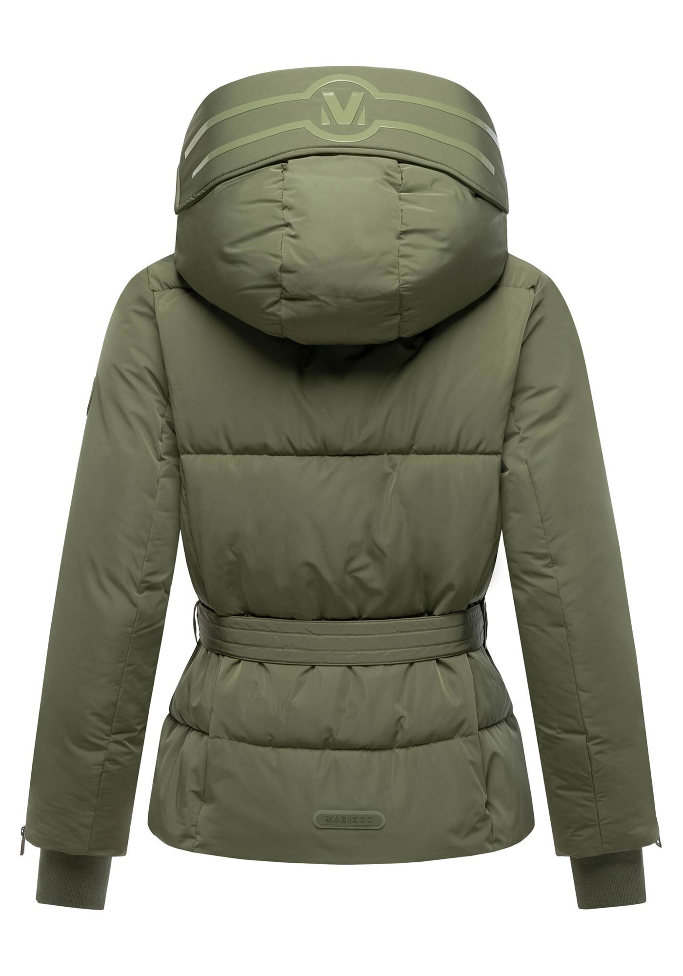 Marikoo Winterjacke »Aleynaa«, Winterjacke mit Taillengürtel