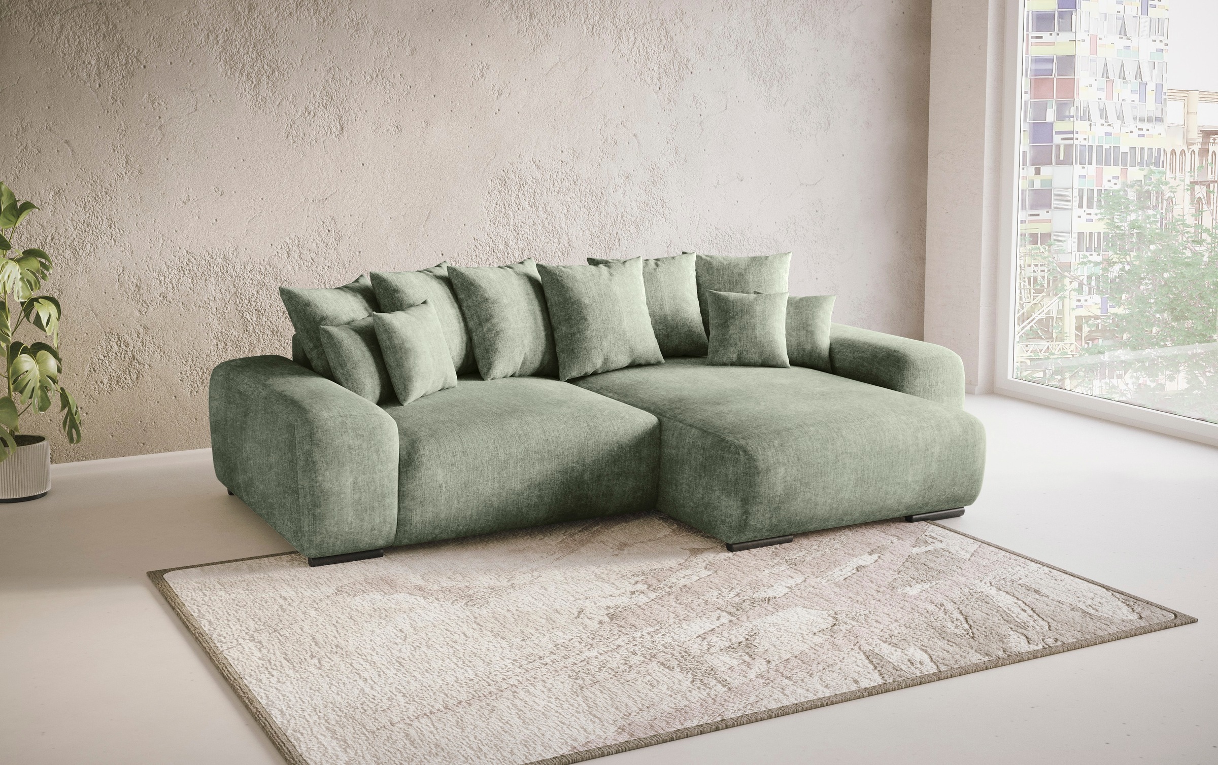 Mr. Couch Polsterecke "Sundance, L-Form", Dauerschläfer mit Bett, Bettkaste günstig online kaufen