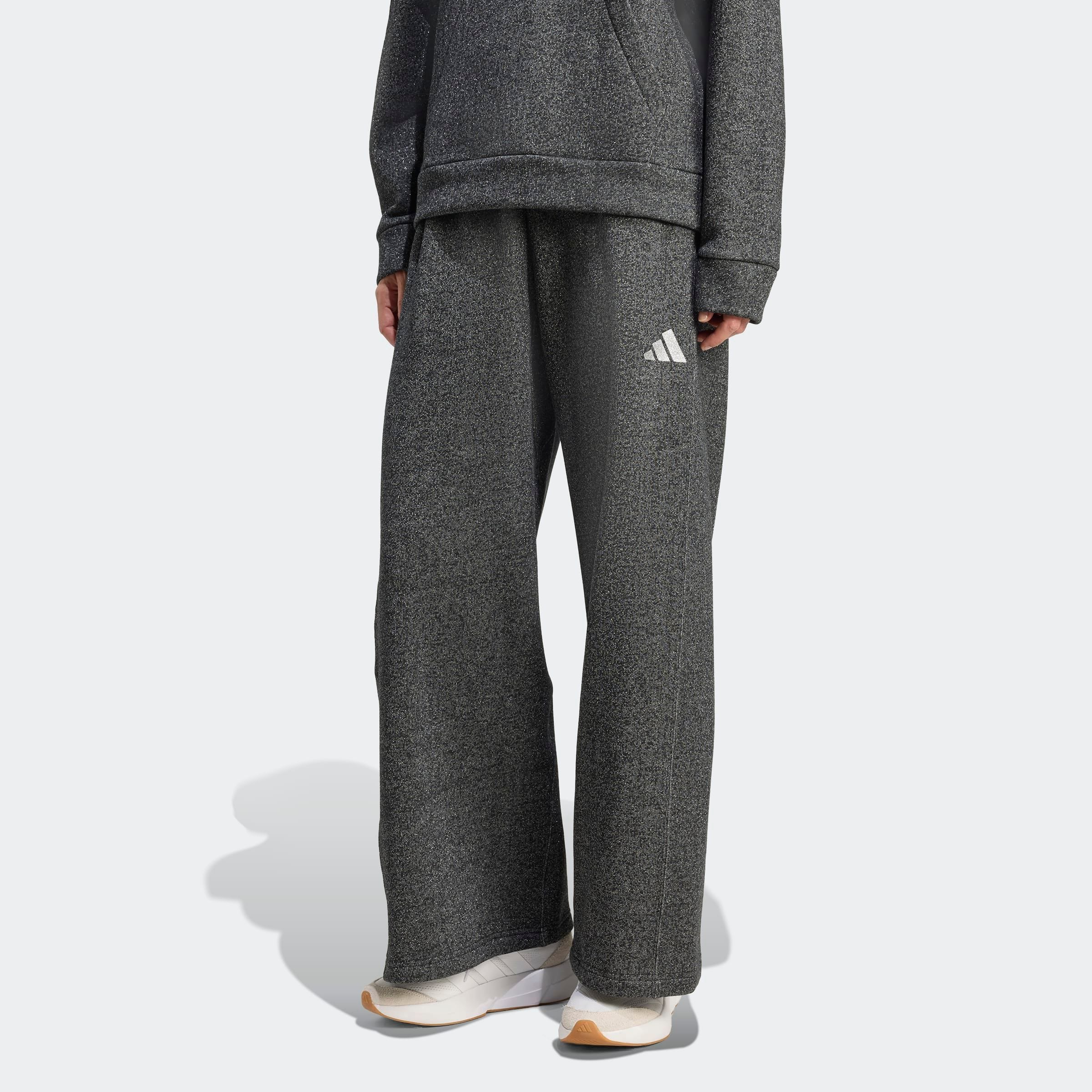 adidas Sportswear "ALL SZN HOLIDAY GLITZER FLEECE LOOSE"