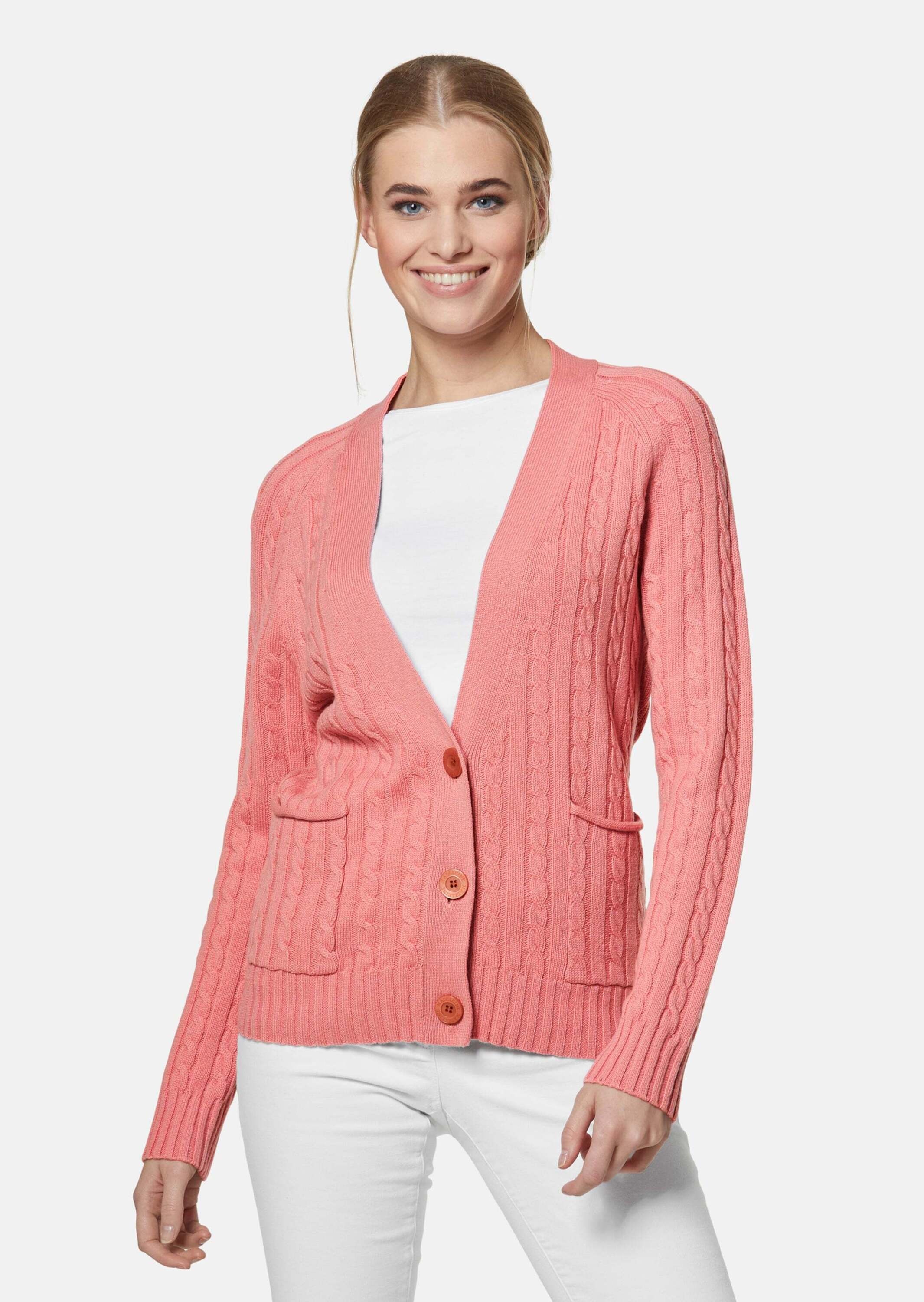 MADELEINE Strickjacke "Strickjacke Strickjacke mit Zopfmuster in angesagten günstig online kaufen