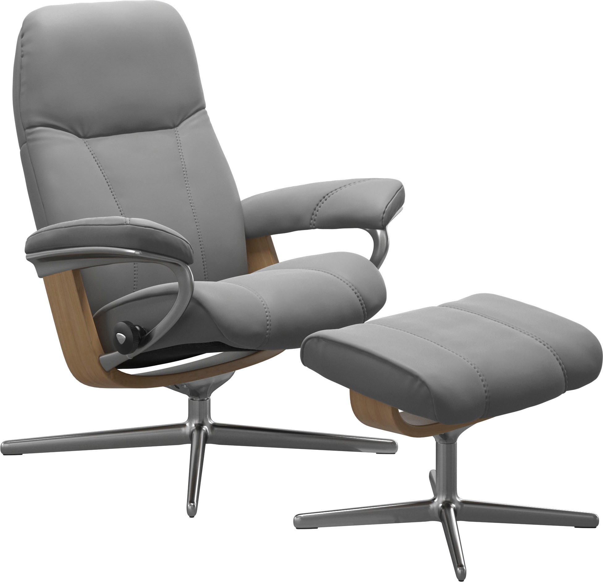 Stressless Relaxsessel "Consul" mit Cross Base, Größe S, M & L, Holzakzent günstig online kaufen