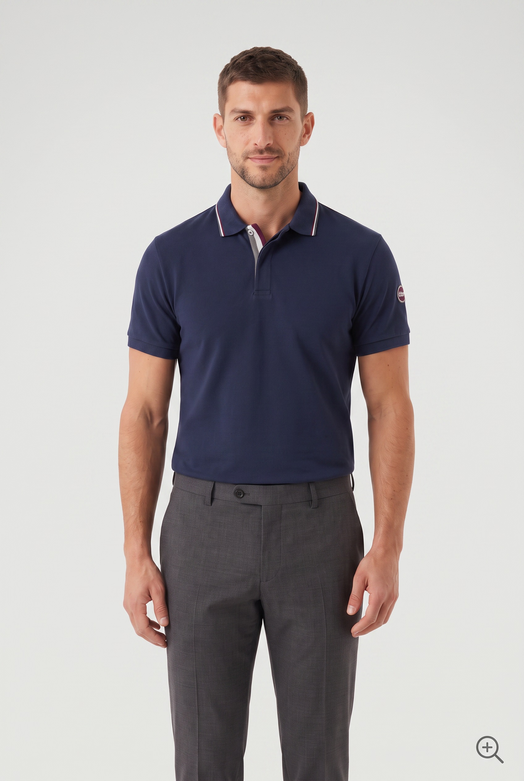 Colmar Poloshirt "MENS KNITTED SHIRT" aus Baumwolle, verdeckte Knopfleiste, regular fit