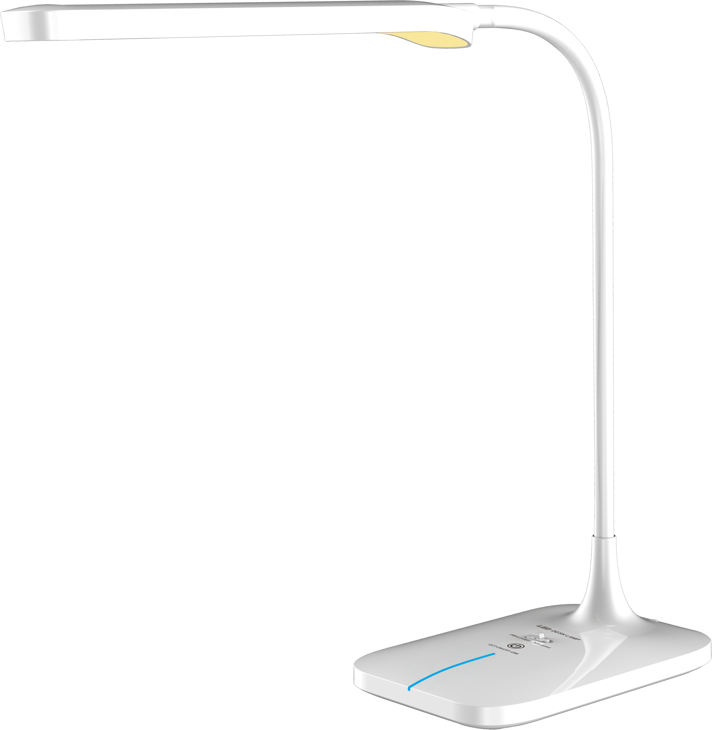 GLOBO LIGHTING Tischleuchte »URANO« LED-Modul 1 Stk. Tischleuchte Weiß, Opalglas, Touch dimmbar, Akku, Flexo, LED 4W