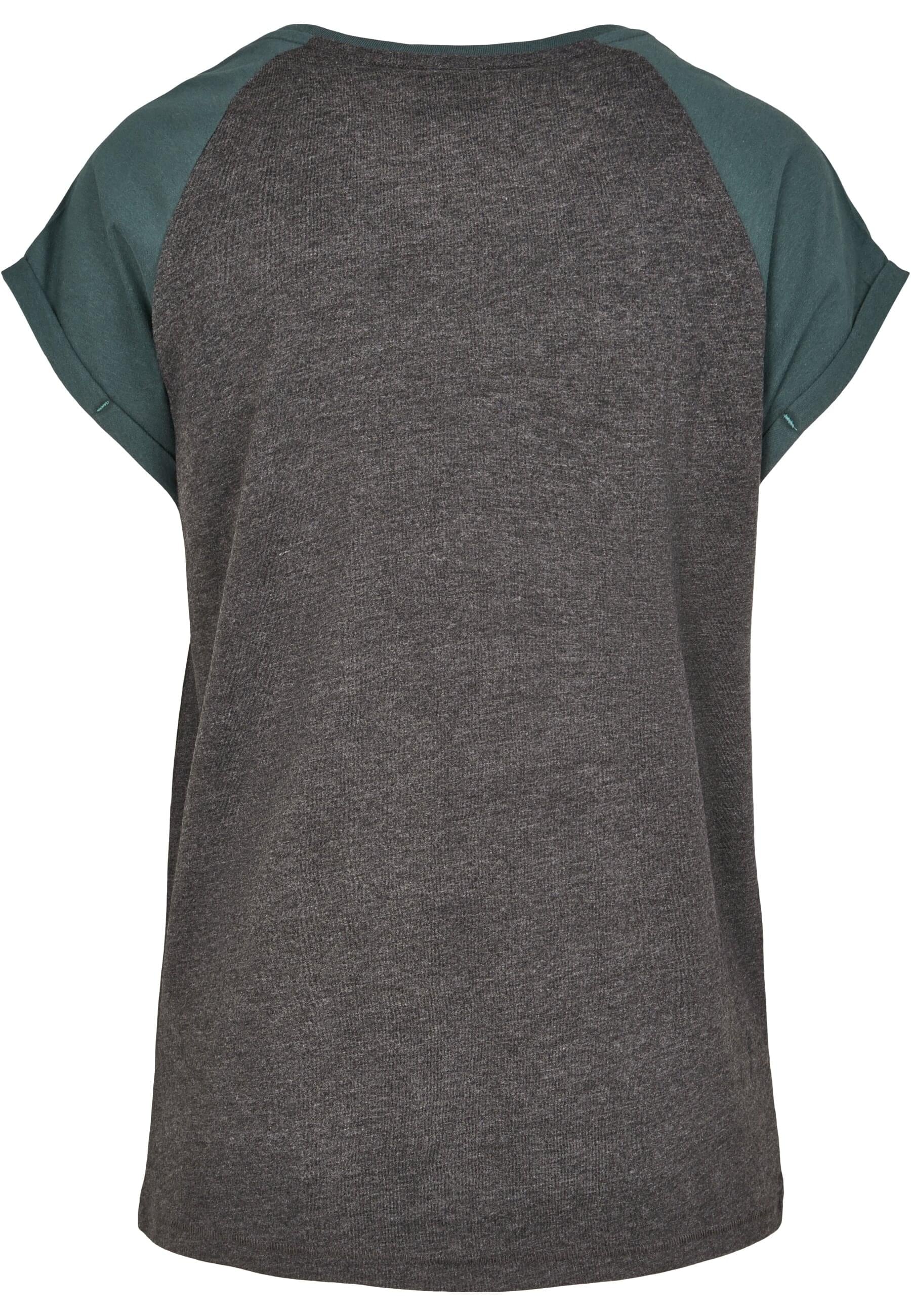 URBAN CLASSICS Kurzarmshirt "Urban Classics Damen Ladies Contrast Raglan Te günstig online kaufen