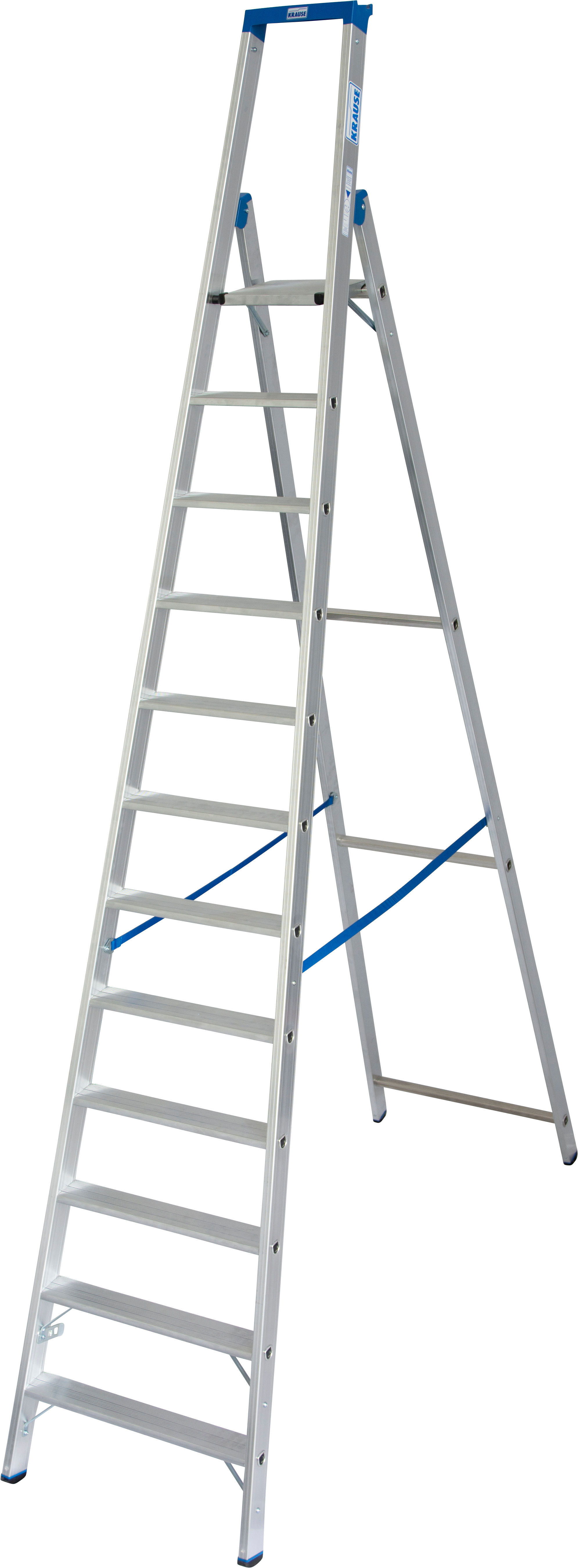 KRAUSE Stehleiter "STABILO", 12 Sprossen, silber, Leitern
