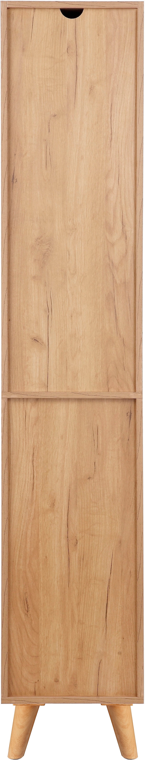 andas Hochschrank »Lund Badschrank skandinavisches mit viel Breite Türen 1 2 Design 35cm Stauraum«, Schublade, und Badmöbel, | BAUR