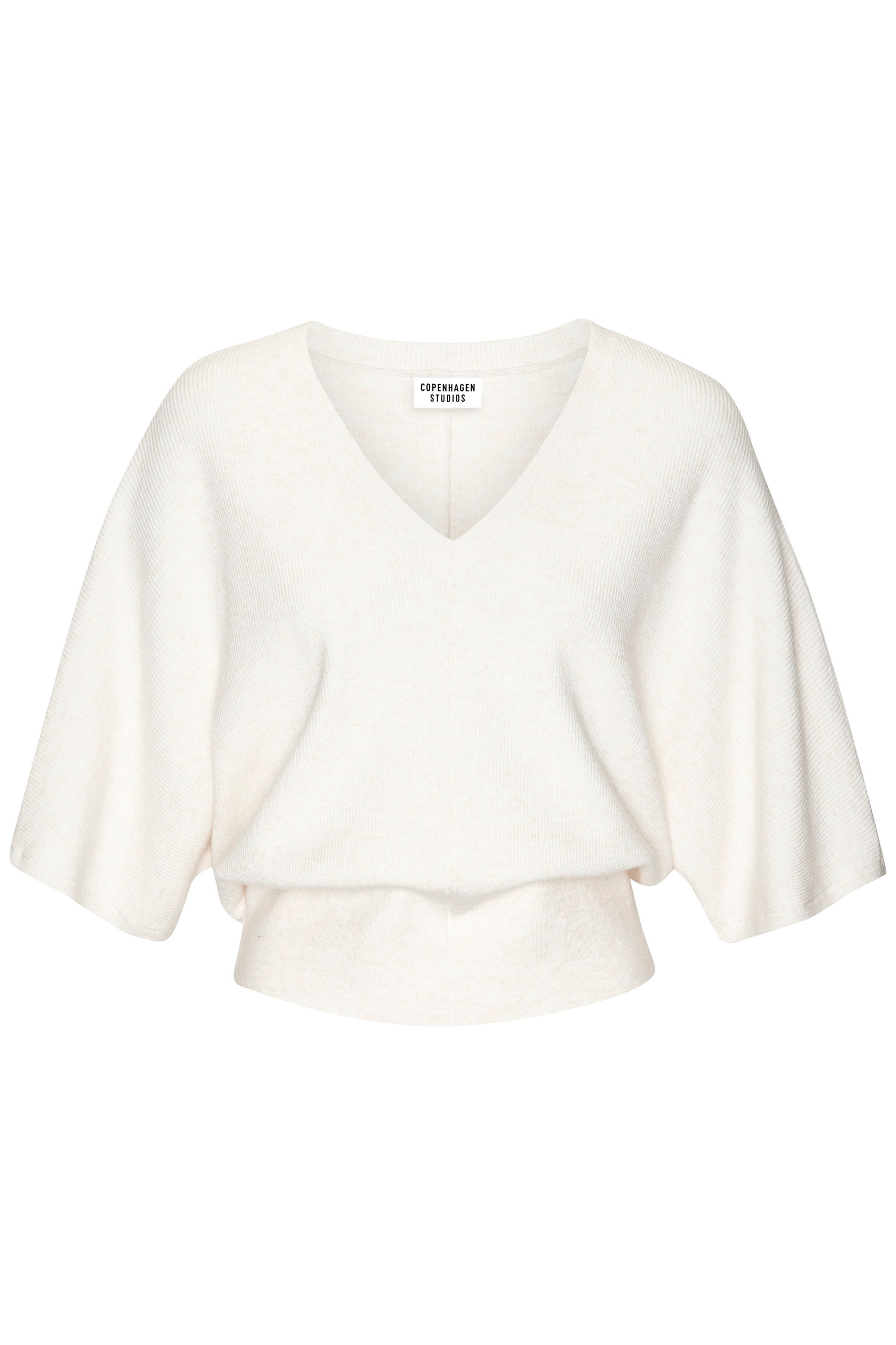 Copenhagen Studios Fledermausshirt, aus hochwertiger, feiner Rippe, Loungew günstig online kaufen