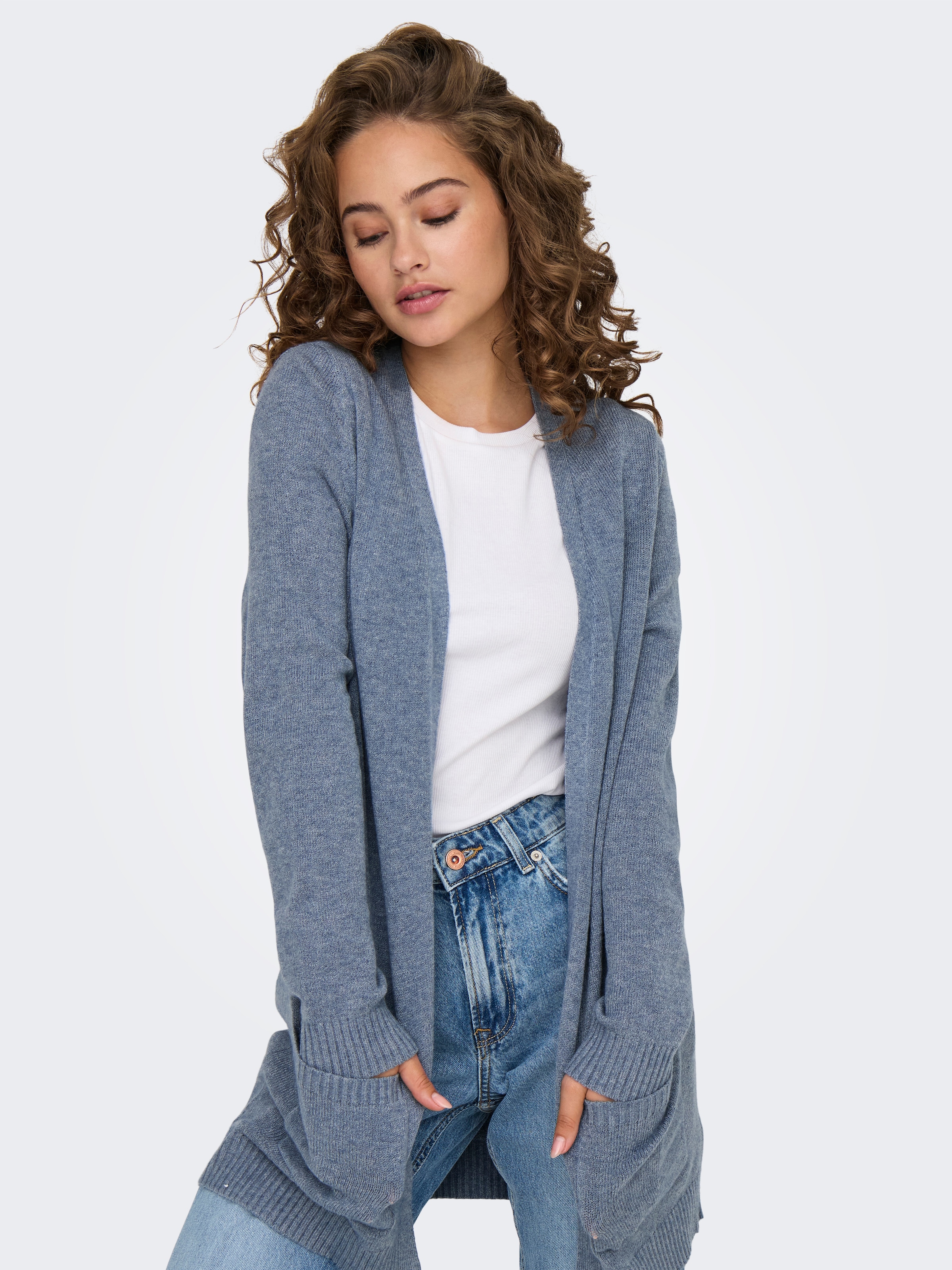 ONLY Strickjacke »ONLLESLY L/S OPEN CARDIGAN KNT NOOS«