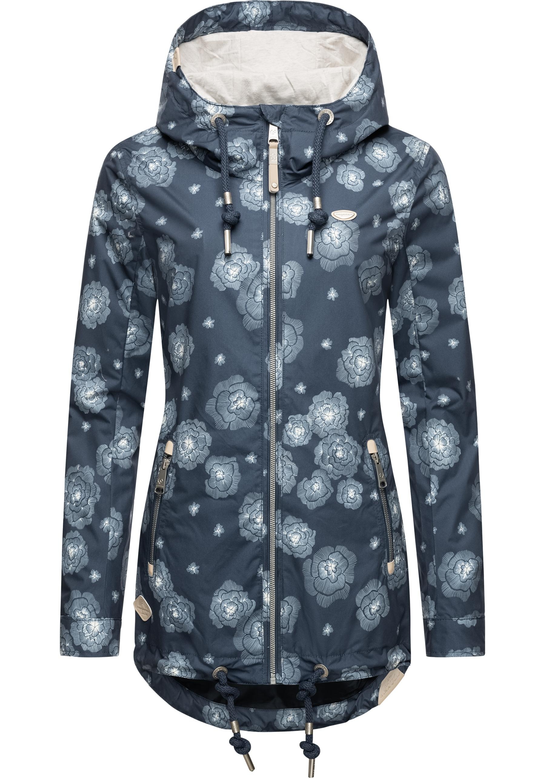 Ragwear Outdoorjacke "Zuzka Flower", mit Kapuze, stylische Übergangsjacke m günstig online kaufen