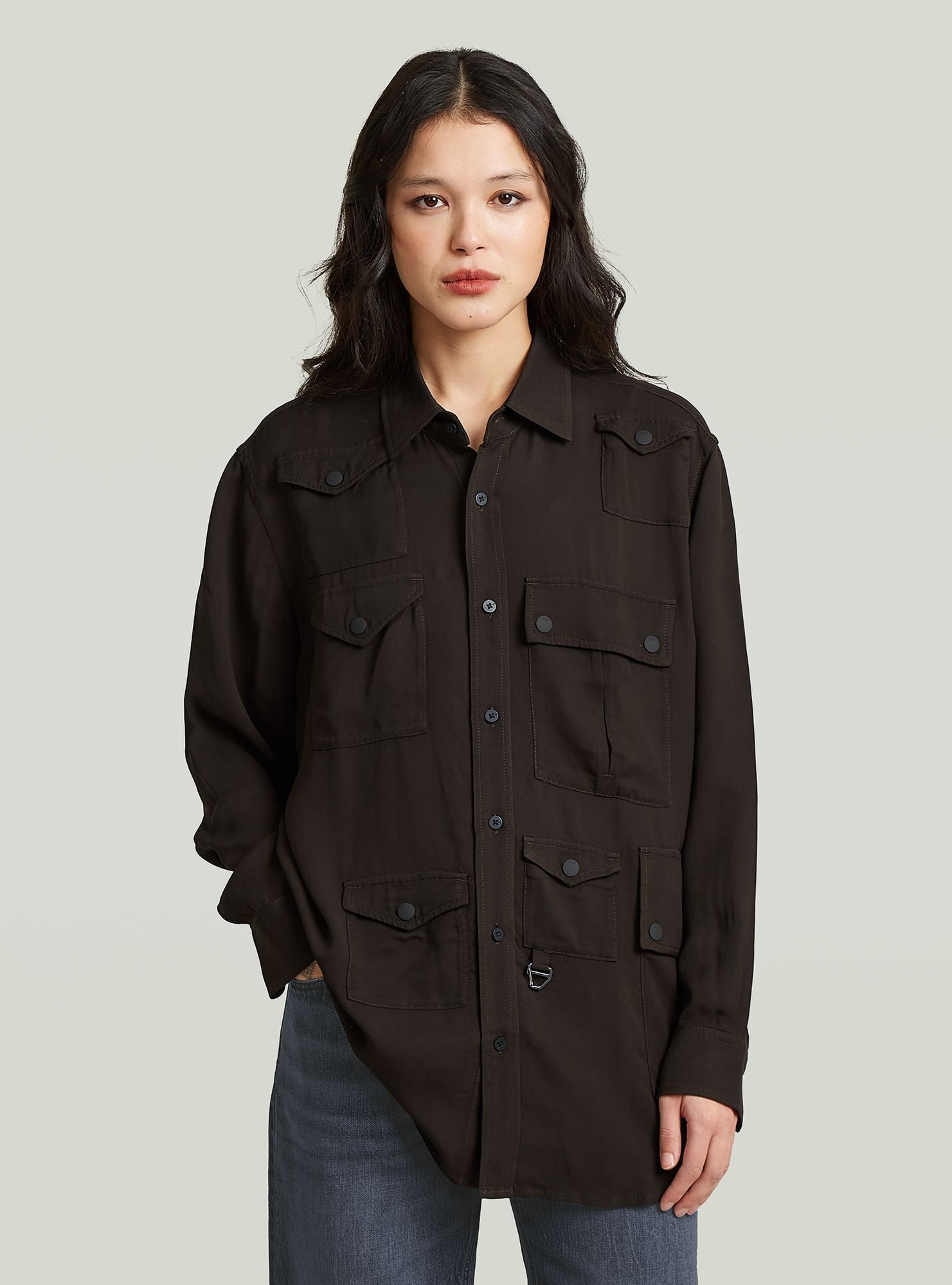 G-STAR Langarmshirt "Relaxed Pocket-Hemd" günstig online kaufen