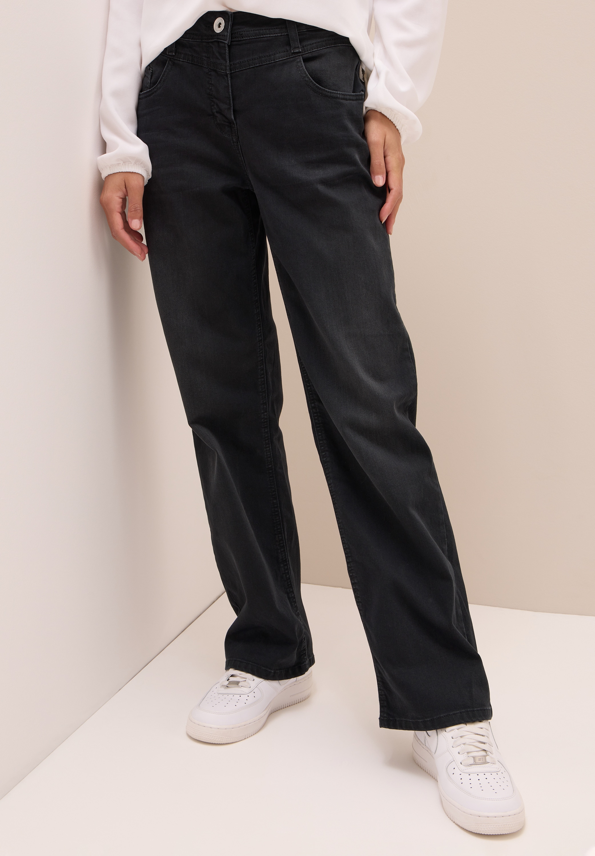 Cecil Loose-fit-Jeans, High Waist