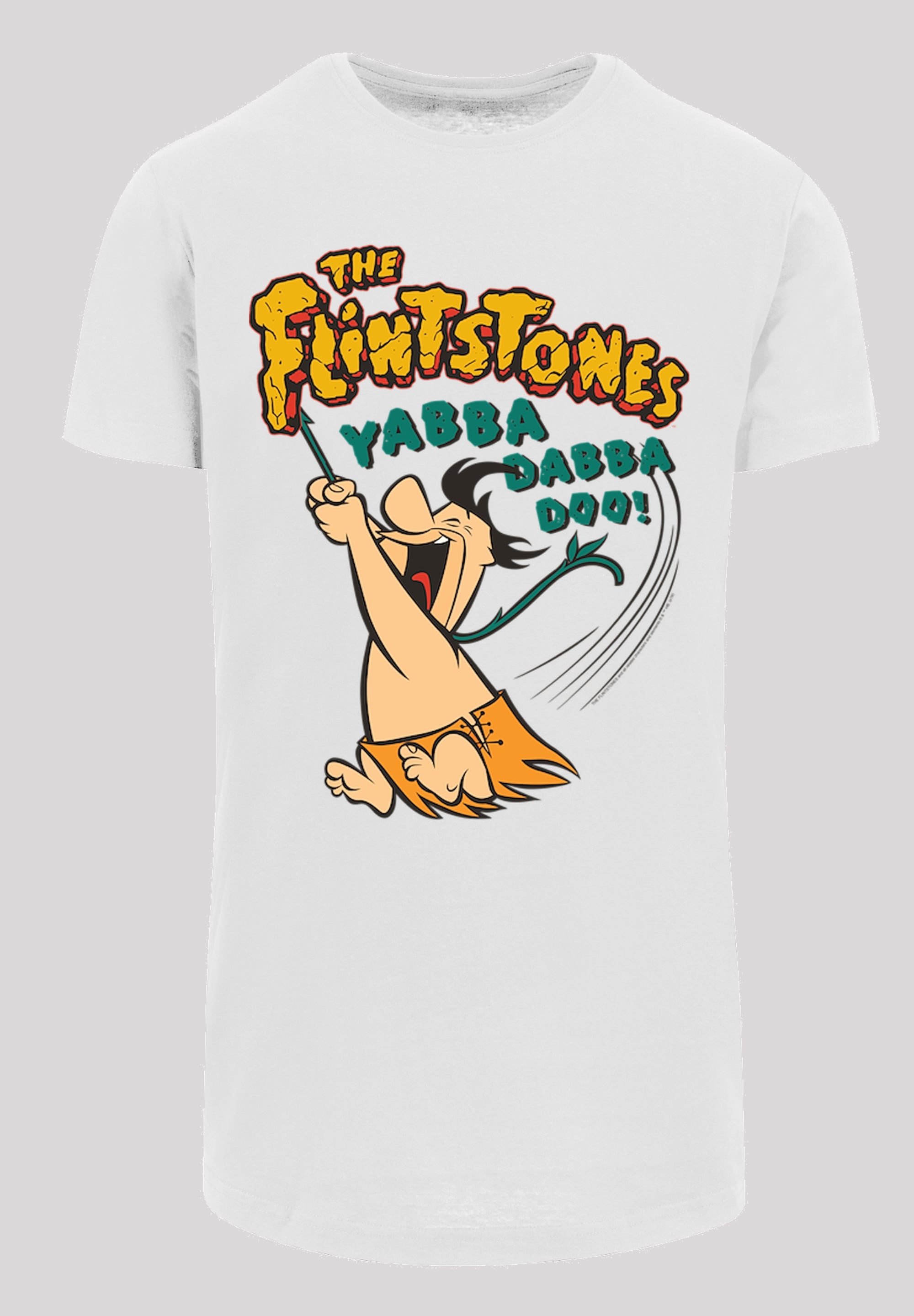 F4NT4STIC Kurzarmshirt "F4NT4STIC Herren Fred Yabba Dabba Doo -WHT with Sha günstig online kaufen