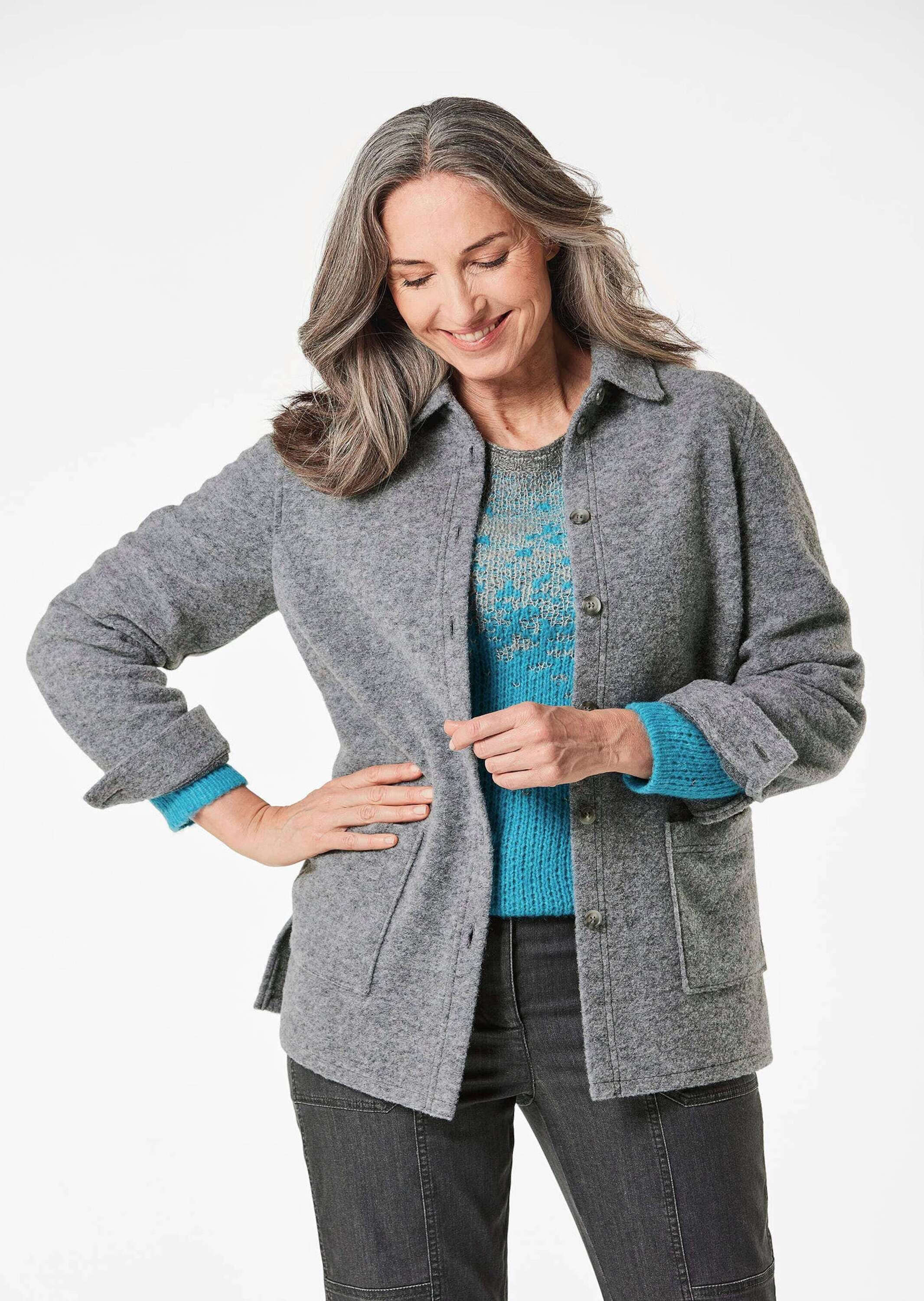 GOLDNER Sommerjacke »Hemdjacke Hemdjacke mit Wollanteil«
