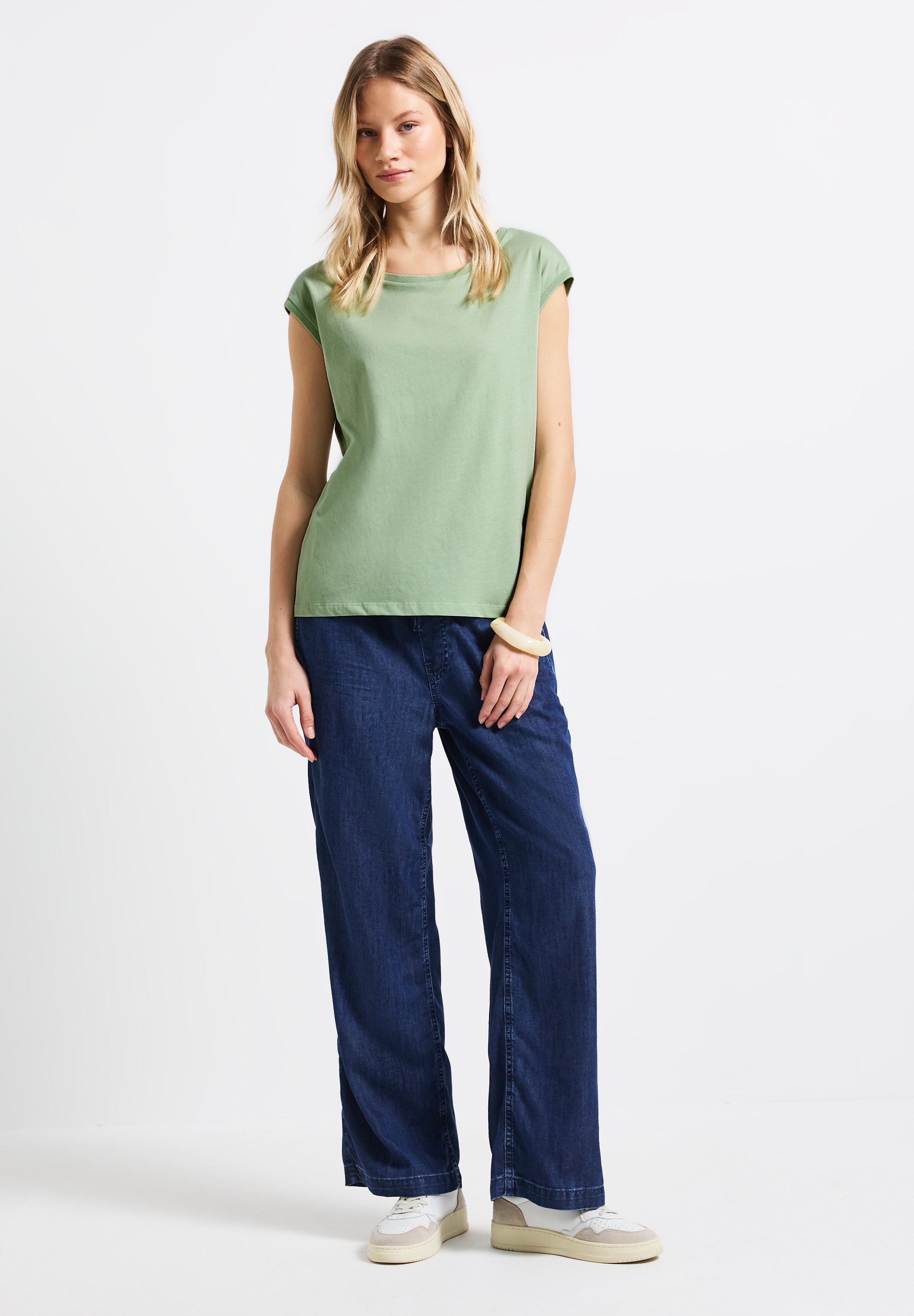 STREET ONE T-Shirt, aus reiner Baumwolle