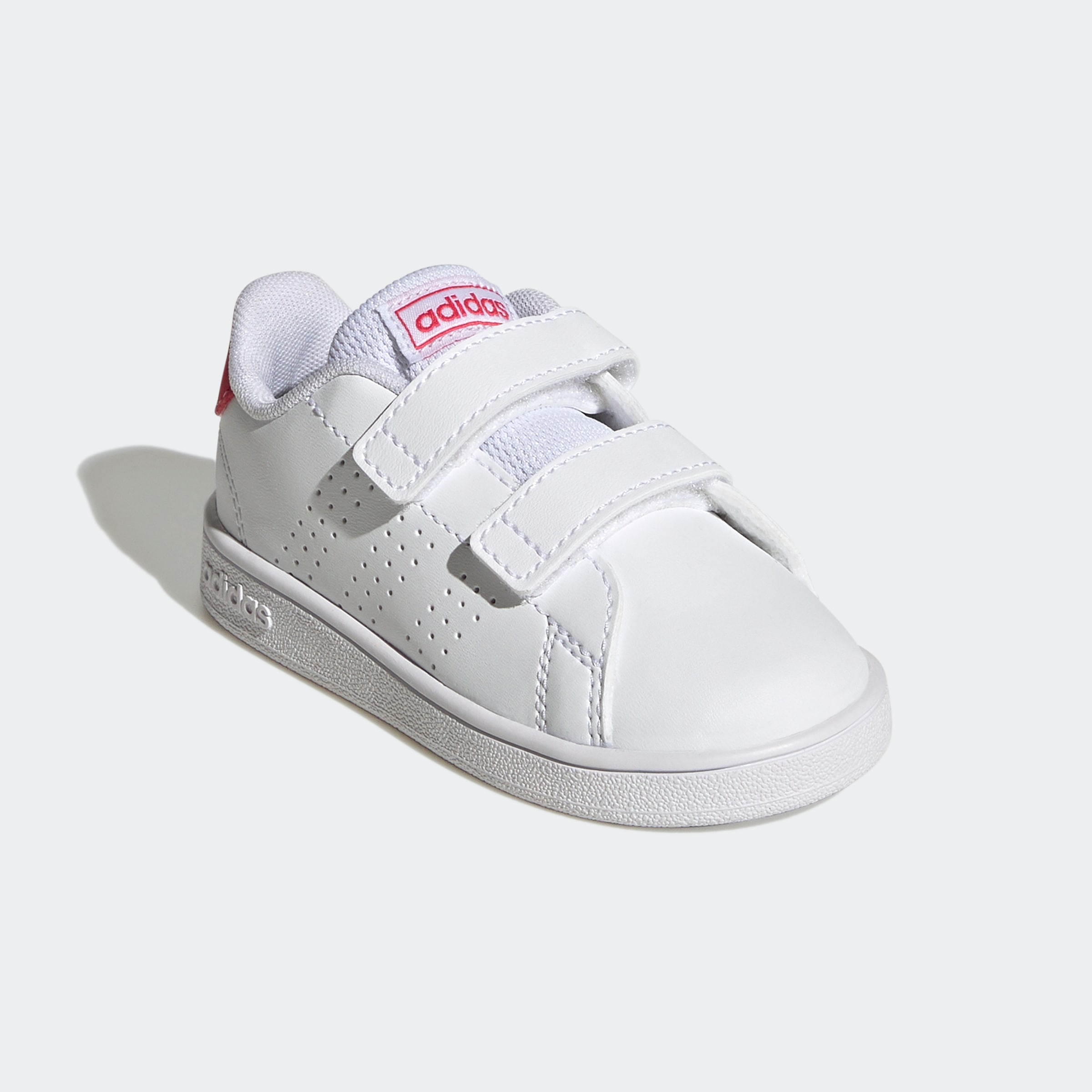 adidas Sportswear Sneaker "ADVANTAGE LIFESTYLE COURT TWO HOOK-AND-LOOP" Design auf den Spuren des adidas Stan Smith, für Kinder