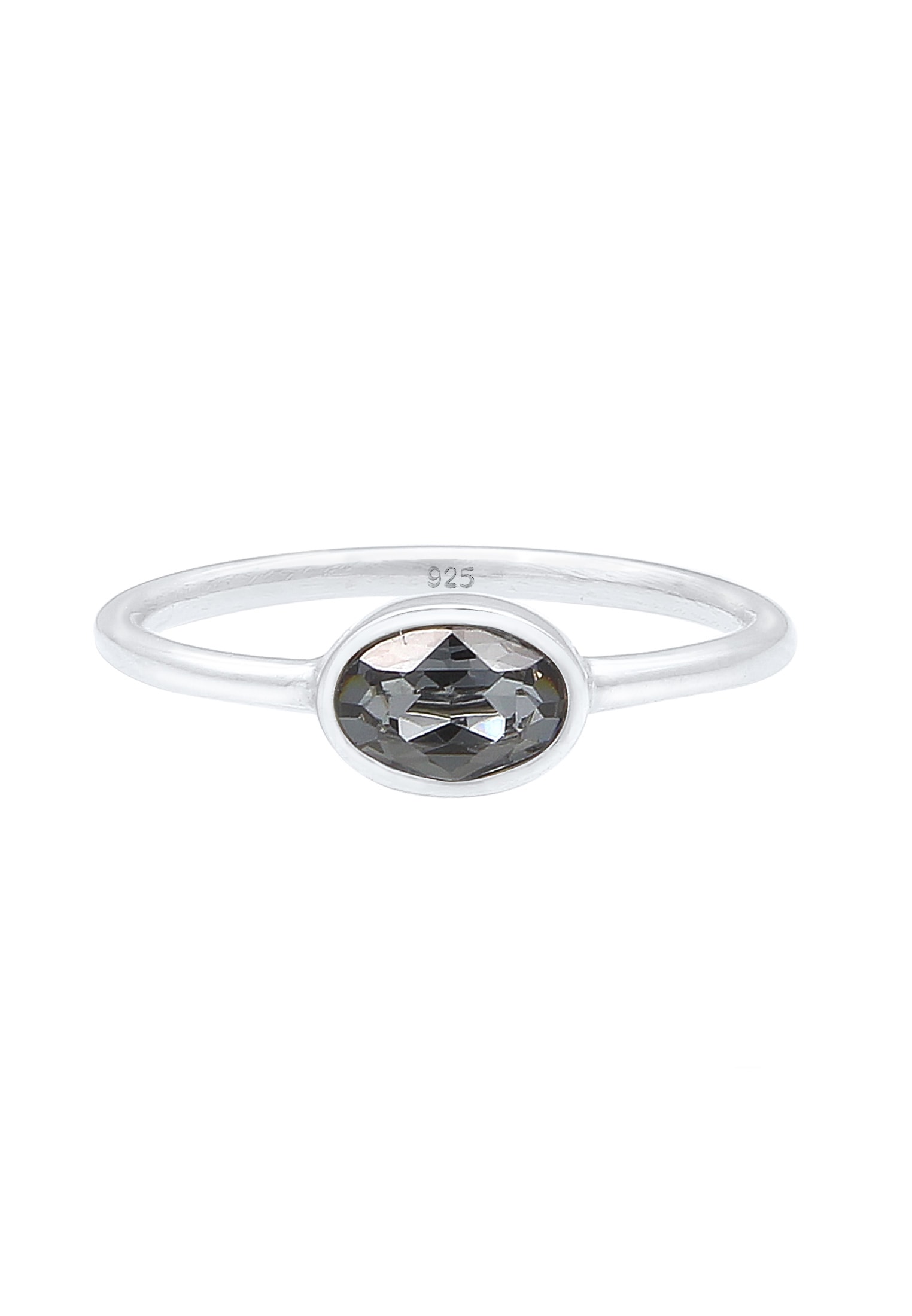 Elli Verlobungsring »mit Kristalle Ovalem Design 925 Silber«