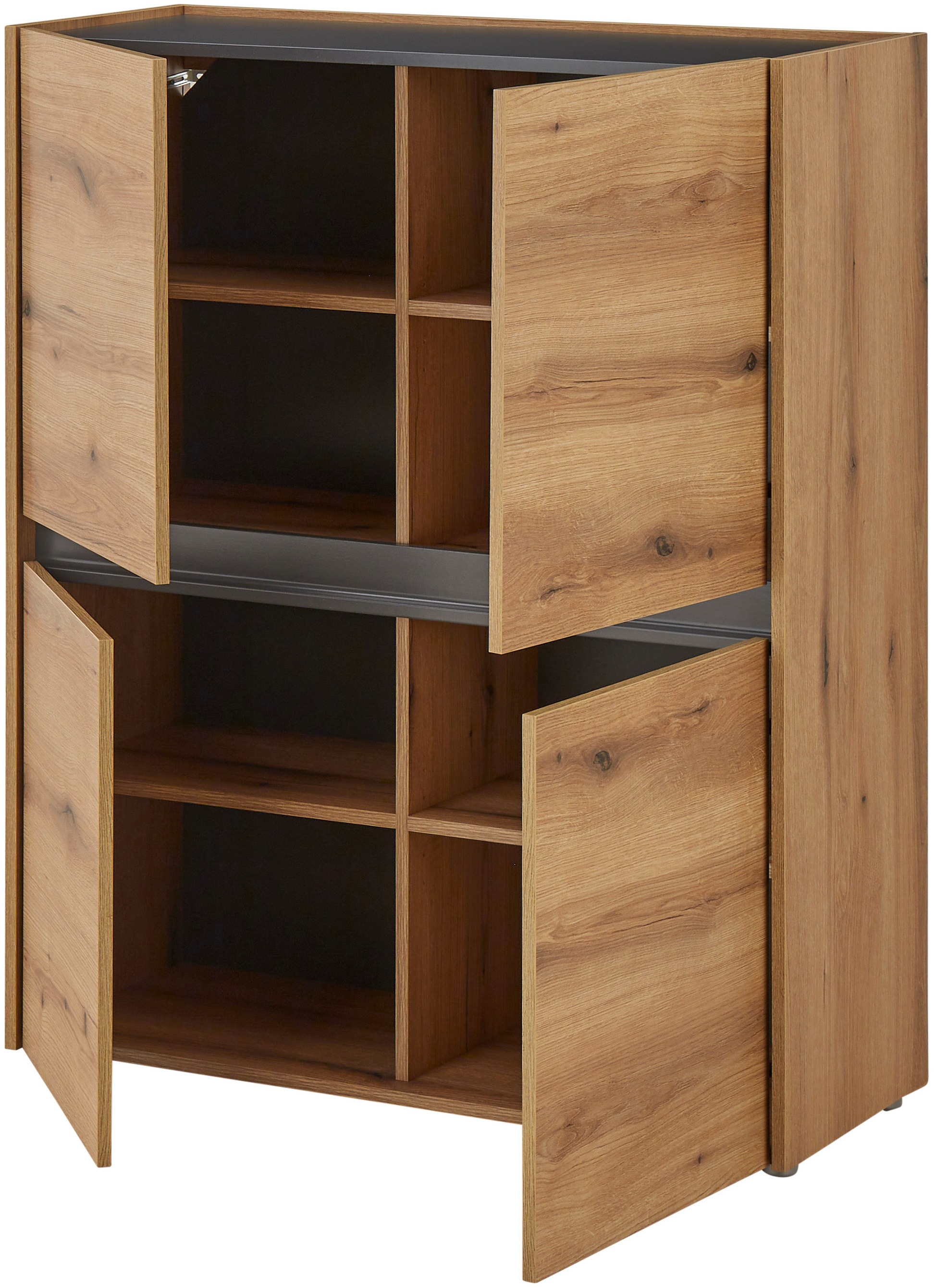 Thumbnail - Home affaire Wohnwand "City/Giron" Set, 5 Stk. tlg.