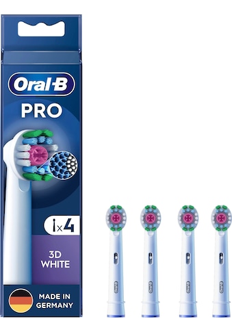 Oral-B Aufsteckbürsten »Pro 3D White« X-förmi...