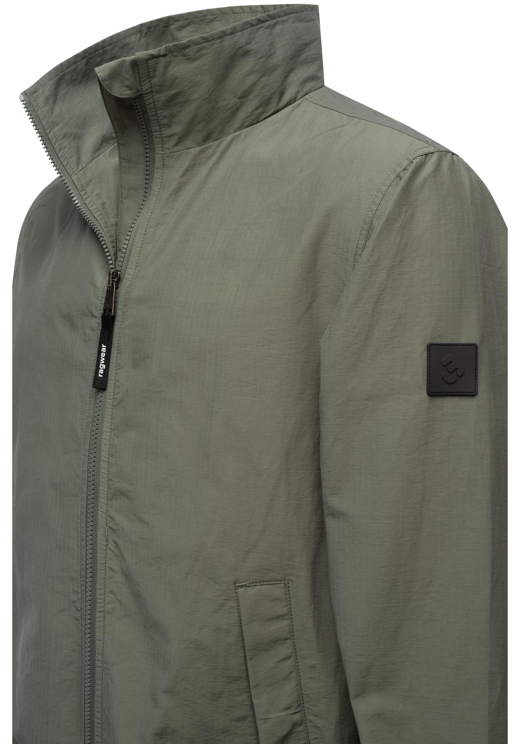 Ragwear Outdoorjacke »Holdeon«, ohne Kapuze, Stylische Herren Übergangsjacke aus Ripstop-Material