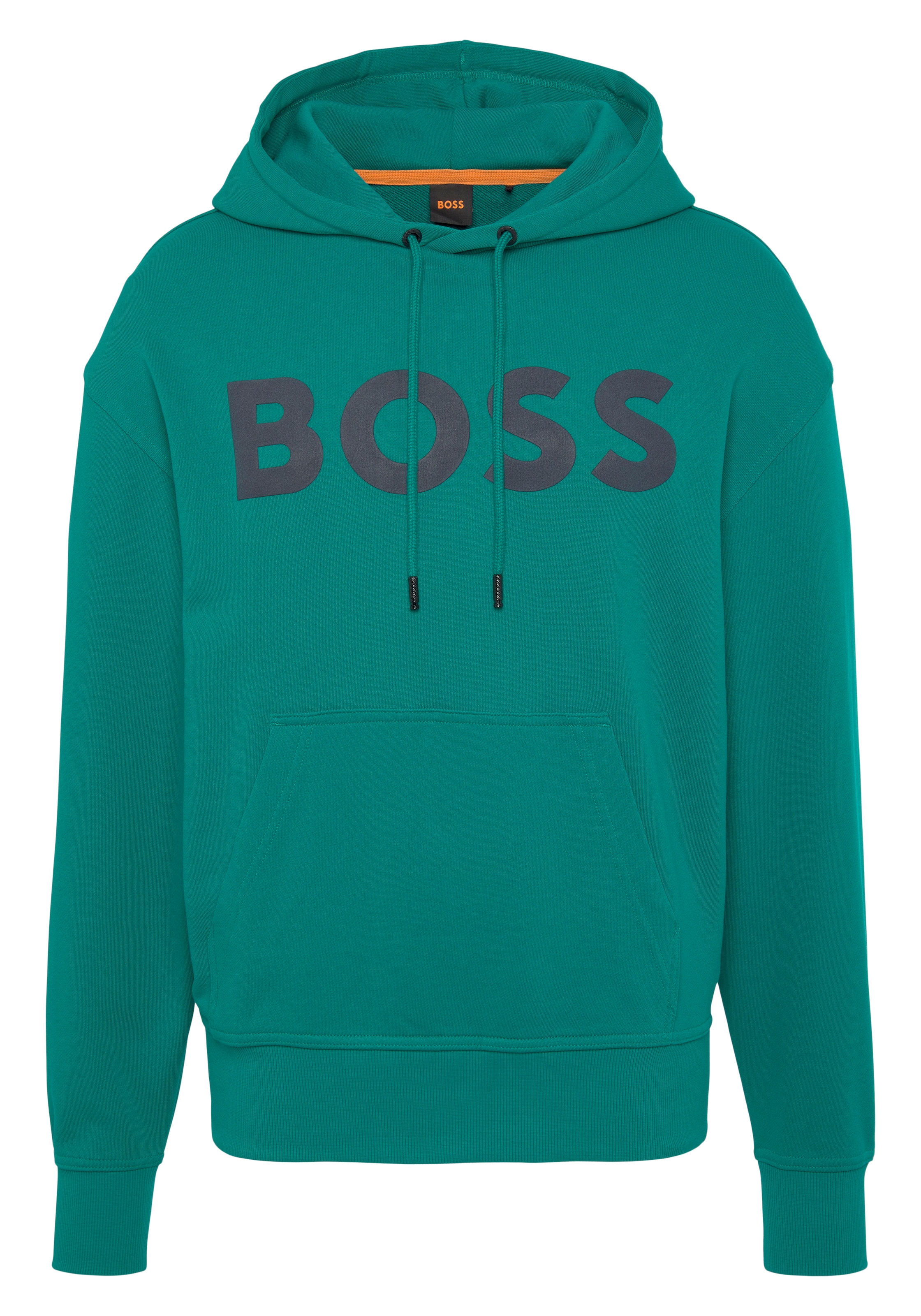 BOSS ORANGE Sweatshirt »WebasicHood«, mit großem BOSS Print auf der Brust