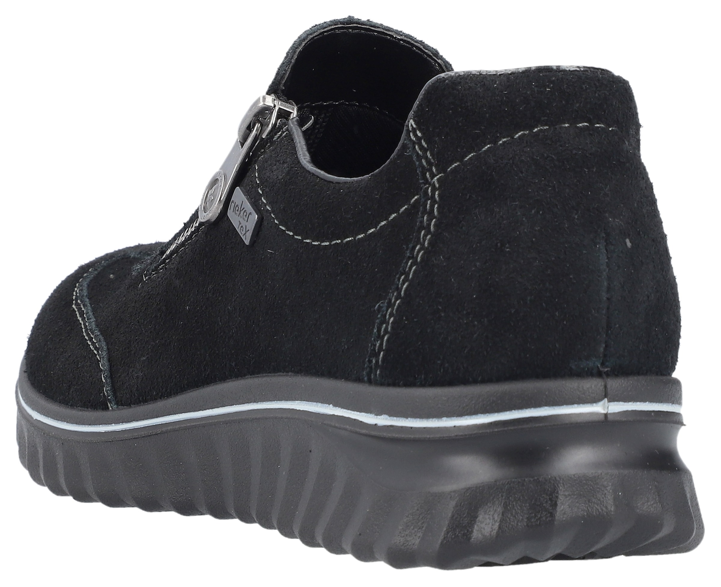 Rieker Slip-On Sneaker, Freizeitschuh, Halbschuh, Outdoorschuh mit riekerTEX-Membran