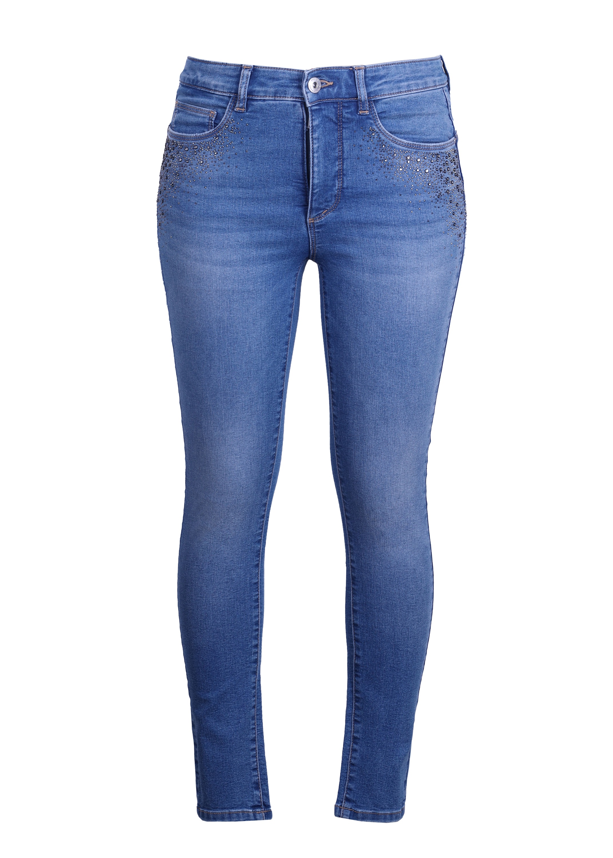 STOOKER WOMEN 5-Pocket-Jeans »Rio Colour Skinny Fit« Skinny Fit Casual Clean Wash Denim Jeans Magic Shape Effekt für Damen