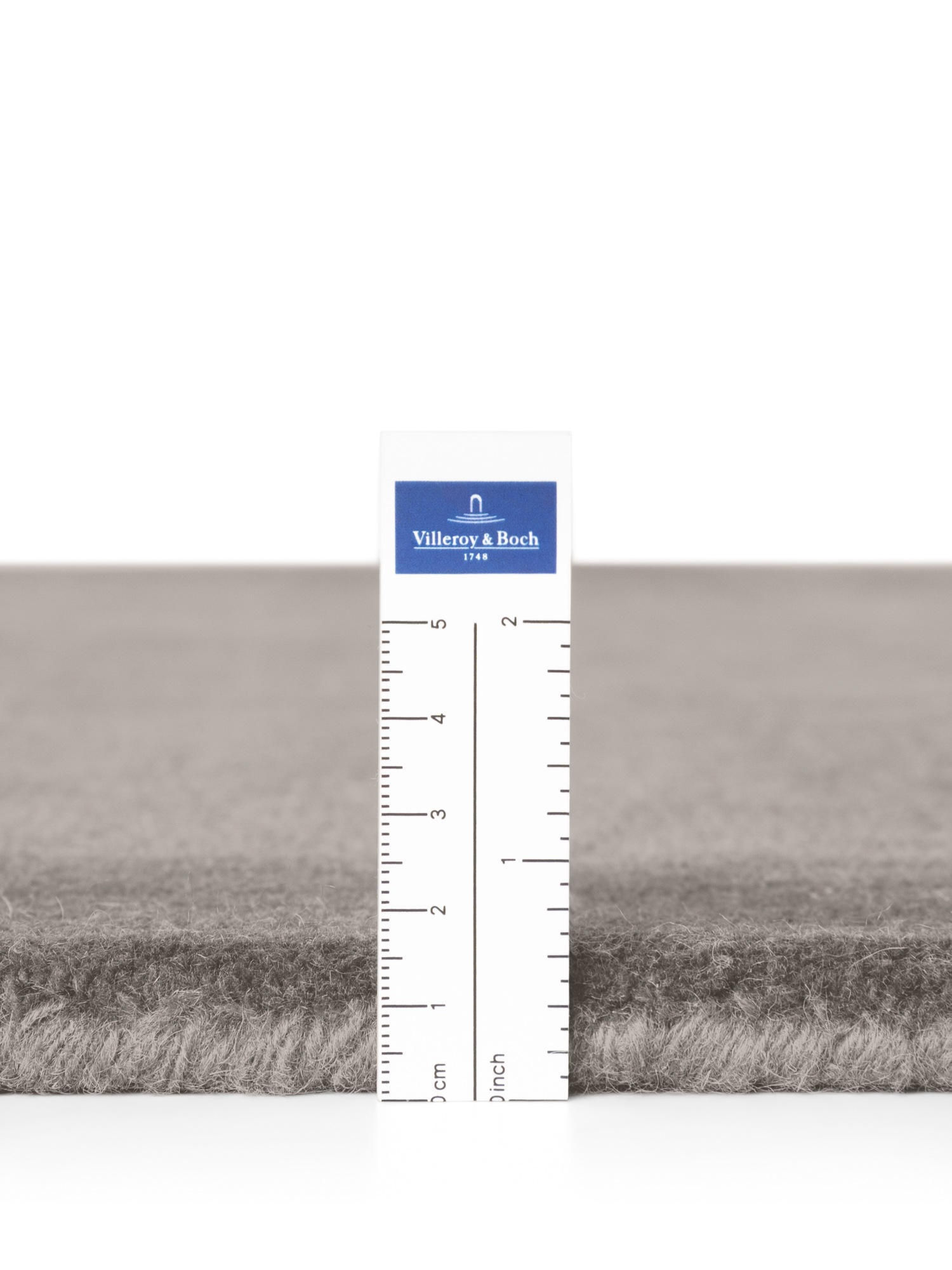 Villeroy & Boch Teppich »Wollteppich Kari« rund 17 mm Höhe Handgewebt, Wolle, Bordüre, Einfarbig, Läufer, Wohnzimmer, Organisch