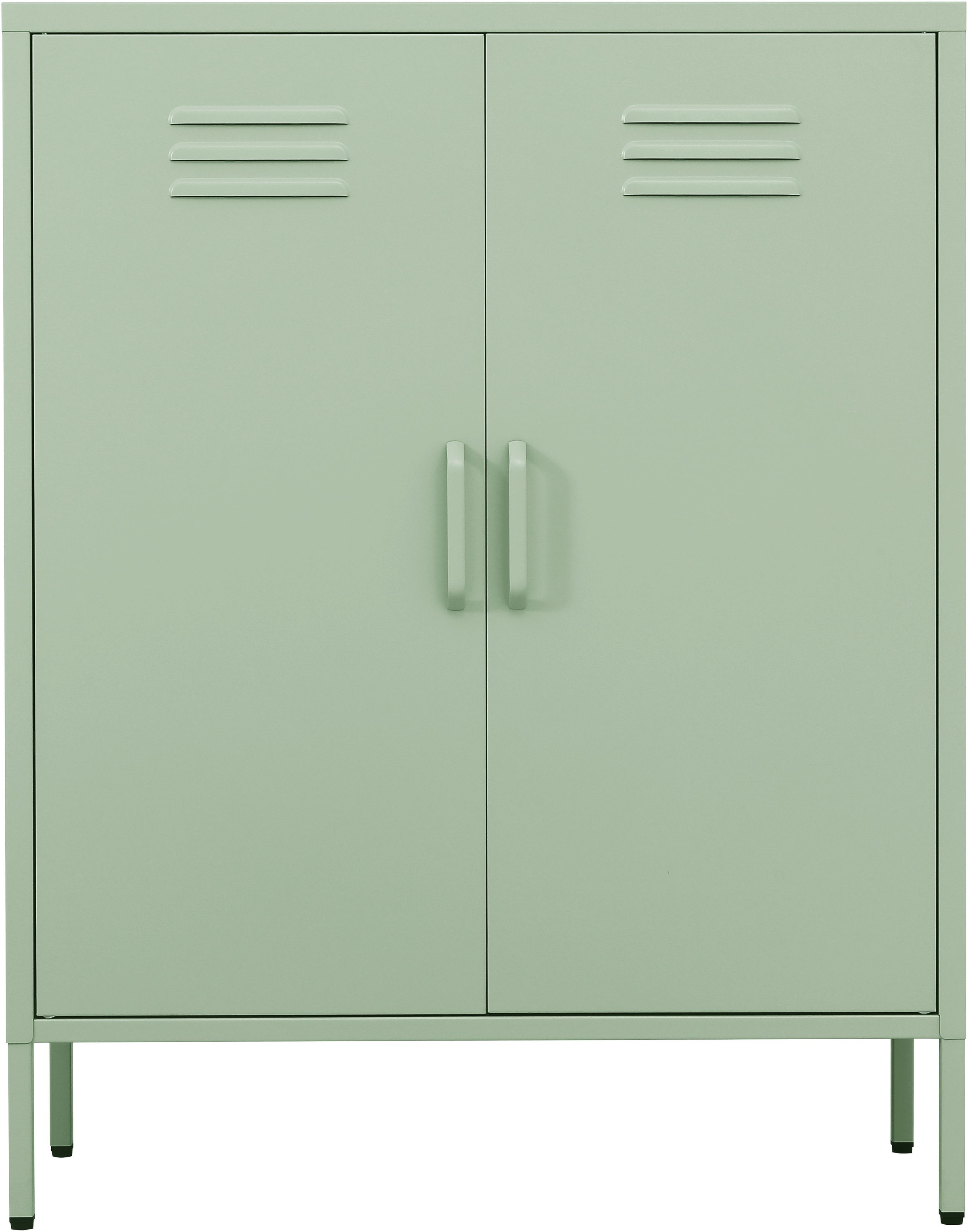 INOSIGN Wäscheschrank »Siena Metallschrank Stahlschrank Mehrzweckschrank Beistellschrank« Breite 80cm , idealer Wäscheschrank im Loft Design,  Bestseller Stahlschrank Kommode mit 2 Türen