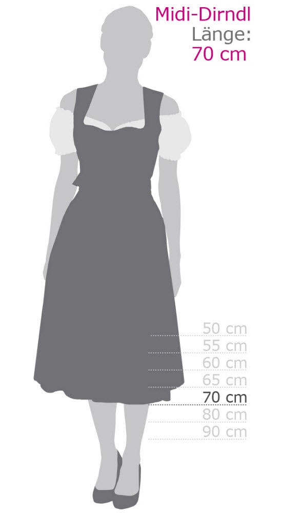Nübler Trachtenkleid »Dirndl midi Elsa«