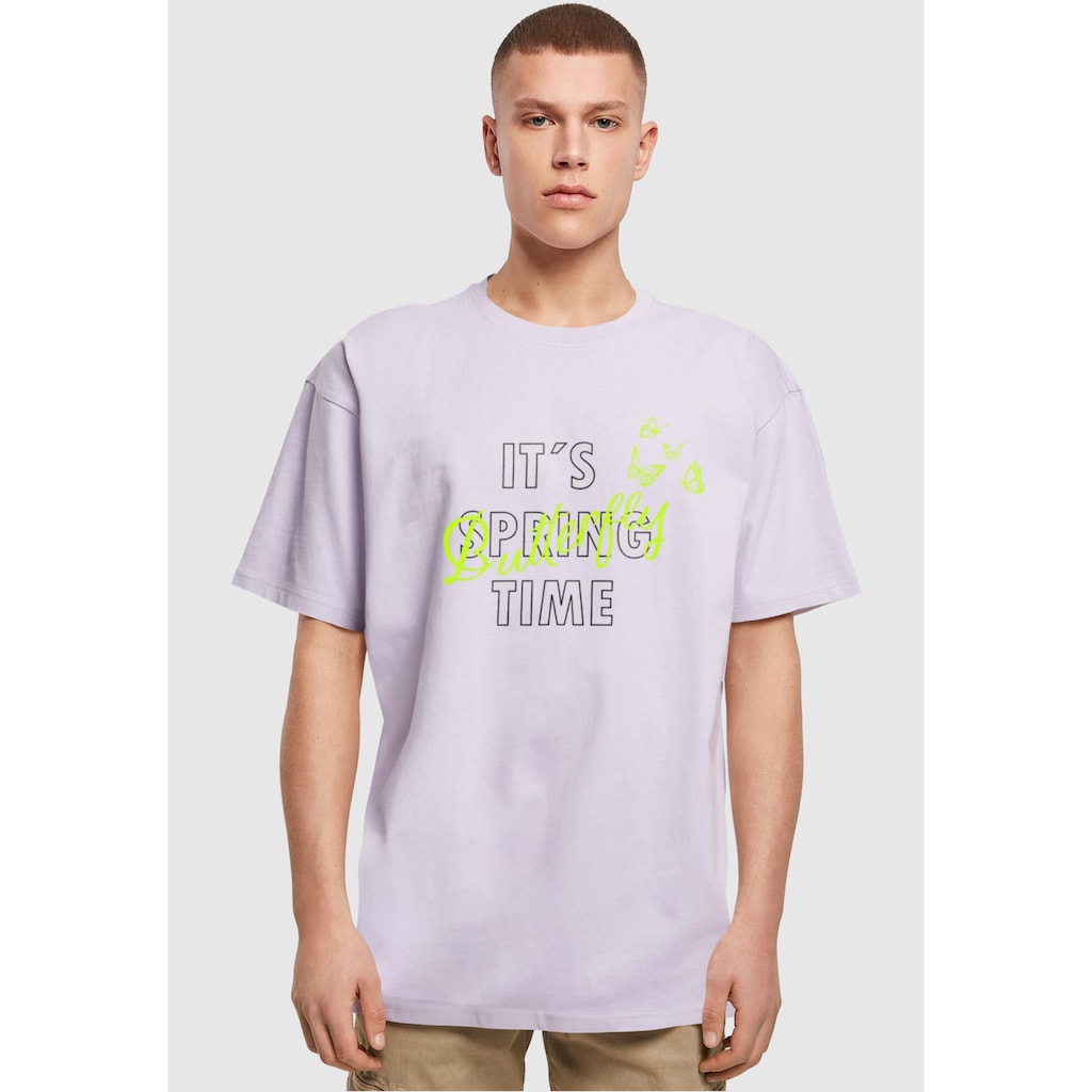 Merchcode T-Shirt »Merchcode Herren Its Spring Time Heavy Oversized Tee«, (1 tlg.)