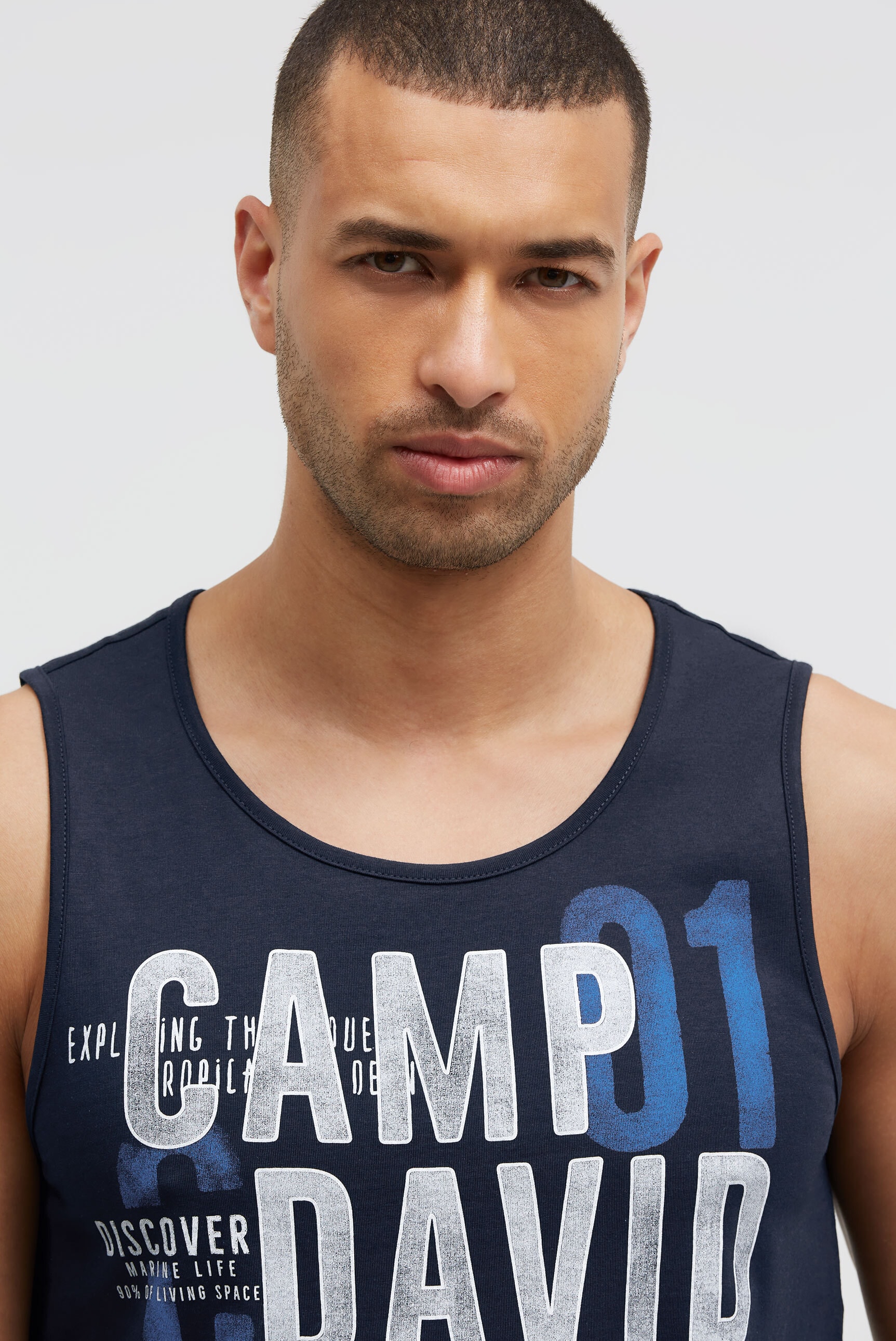 CAMP DAVID Tanktop aus Baumwolle