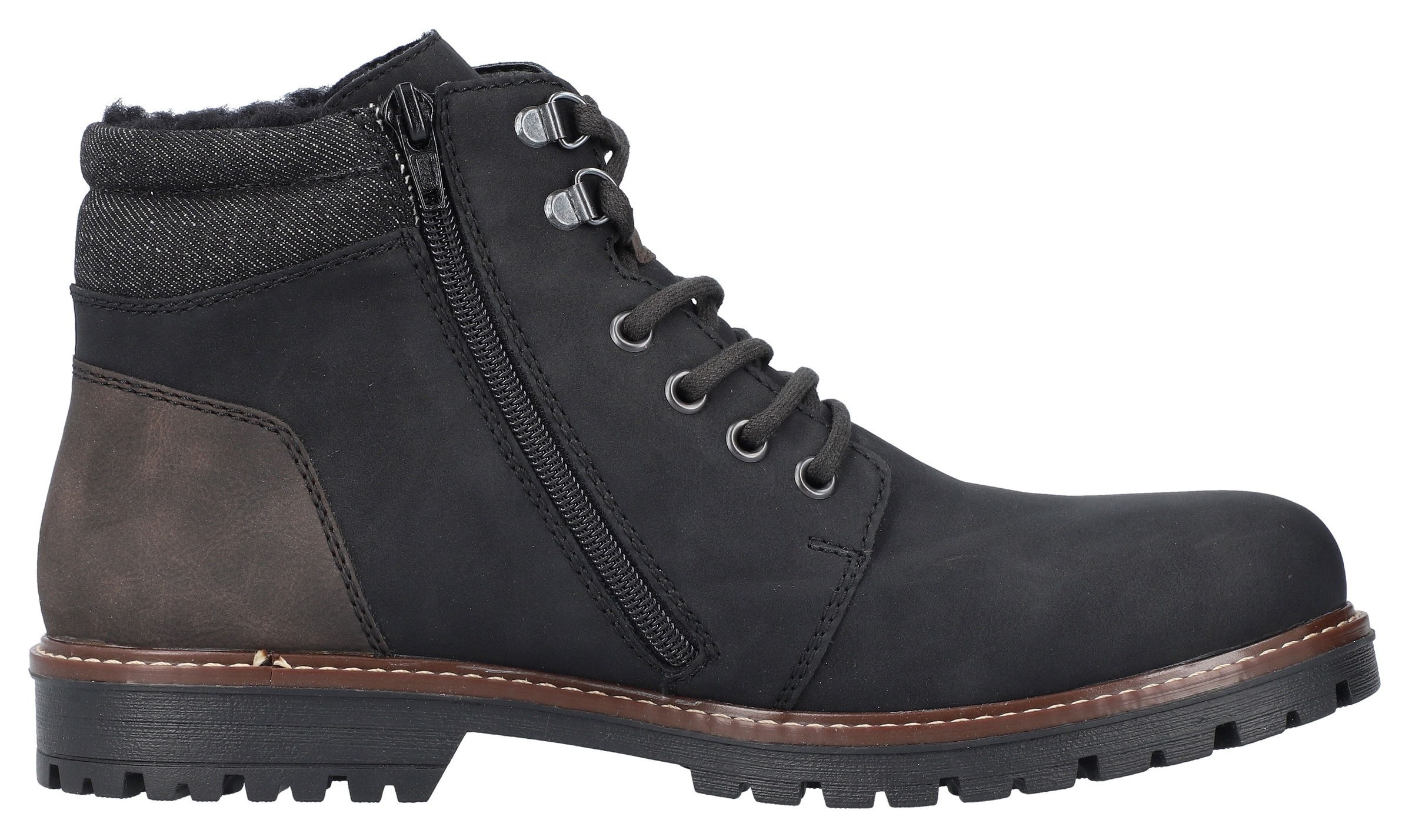 Rieker Winterstiefelette, Winterboots, Schnürstiefelette mit TEX-Membran