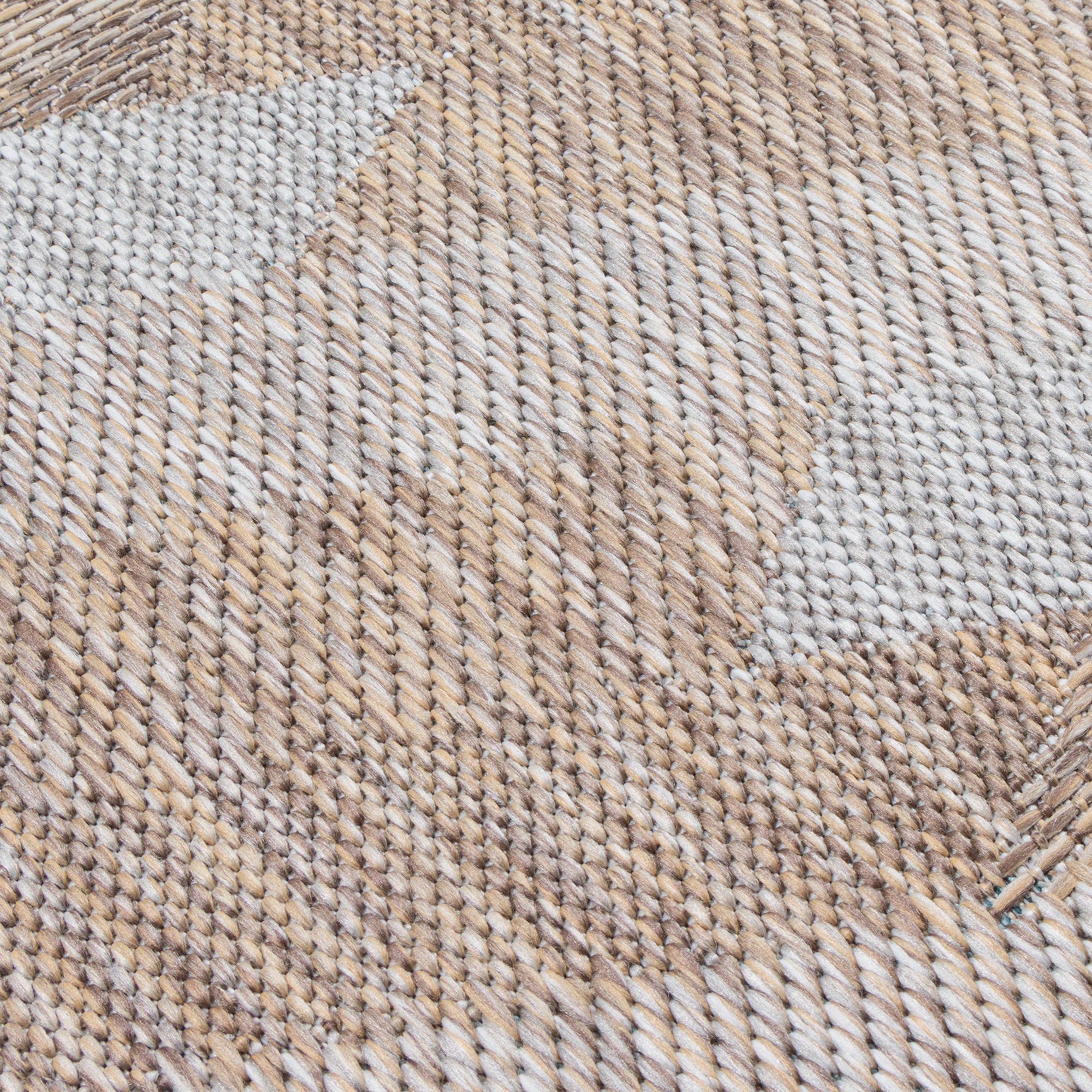 Sanat Teppich "Melissa 8004" rund 10 mm Höhe Kurzflor, In -und Outdoor geei günstig online kaufen